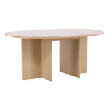 Nohr Uitschuifbare Ronde Eettafel 'Shuree' 120/170 x 120cm, kleur Whitewash