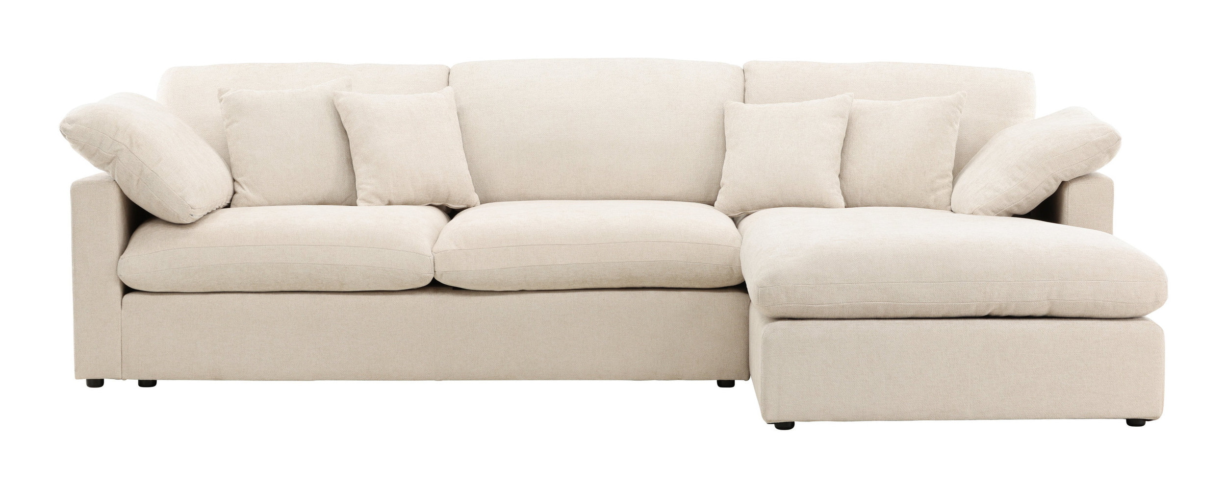 Nohr Loungebank 'Courteney' 297cm, kleur Beige
