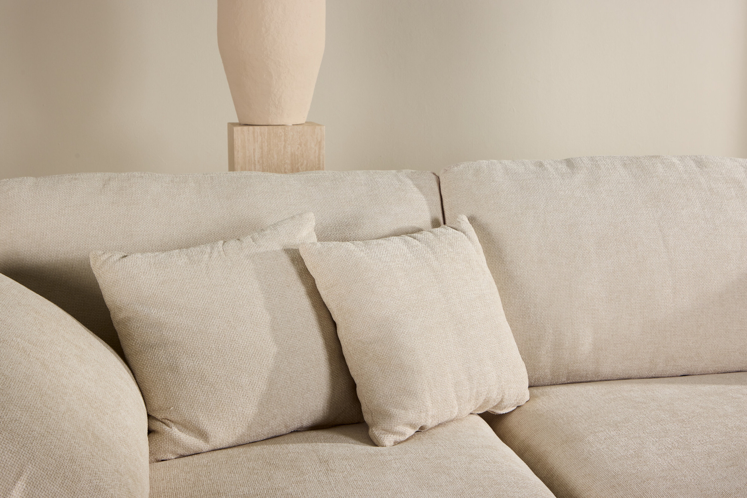Nohr Loungebank 'Courteney' 297cm, kleur Beige