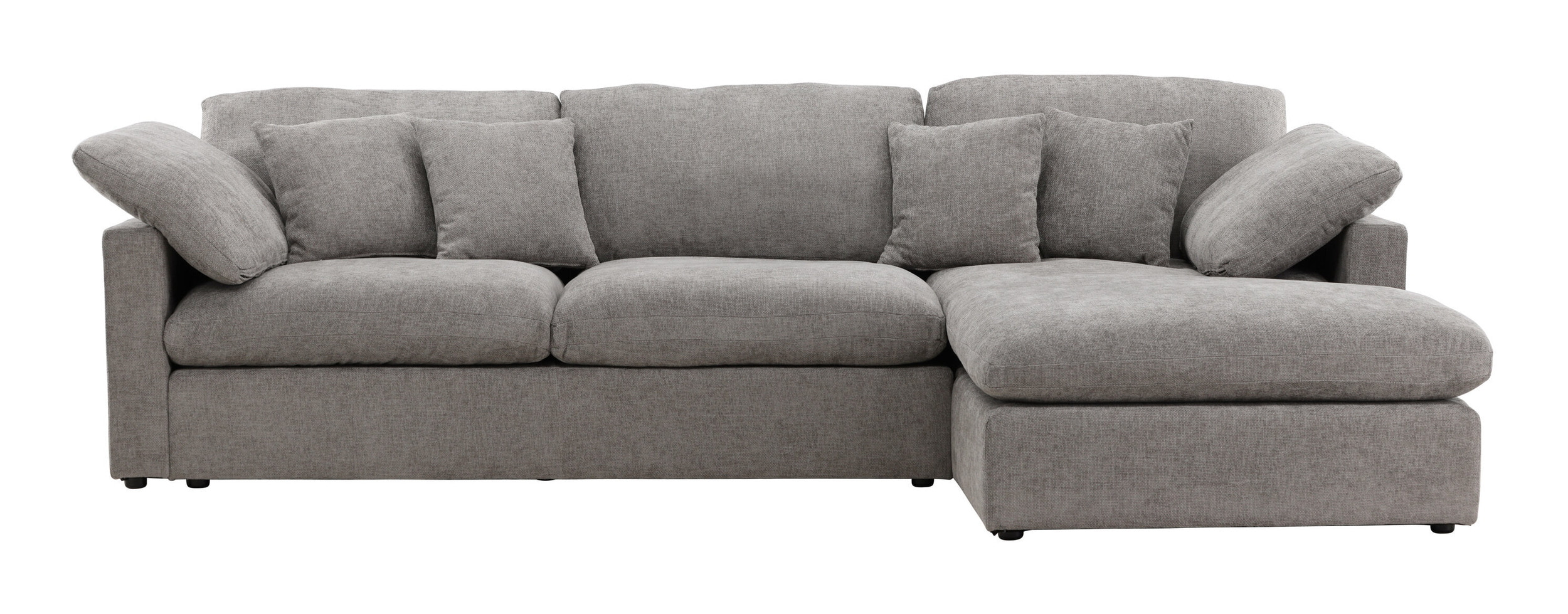 Nohr Loungebank 'Courteney' 297cm, kleur Donkergrijs