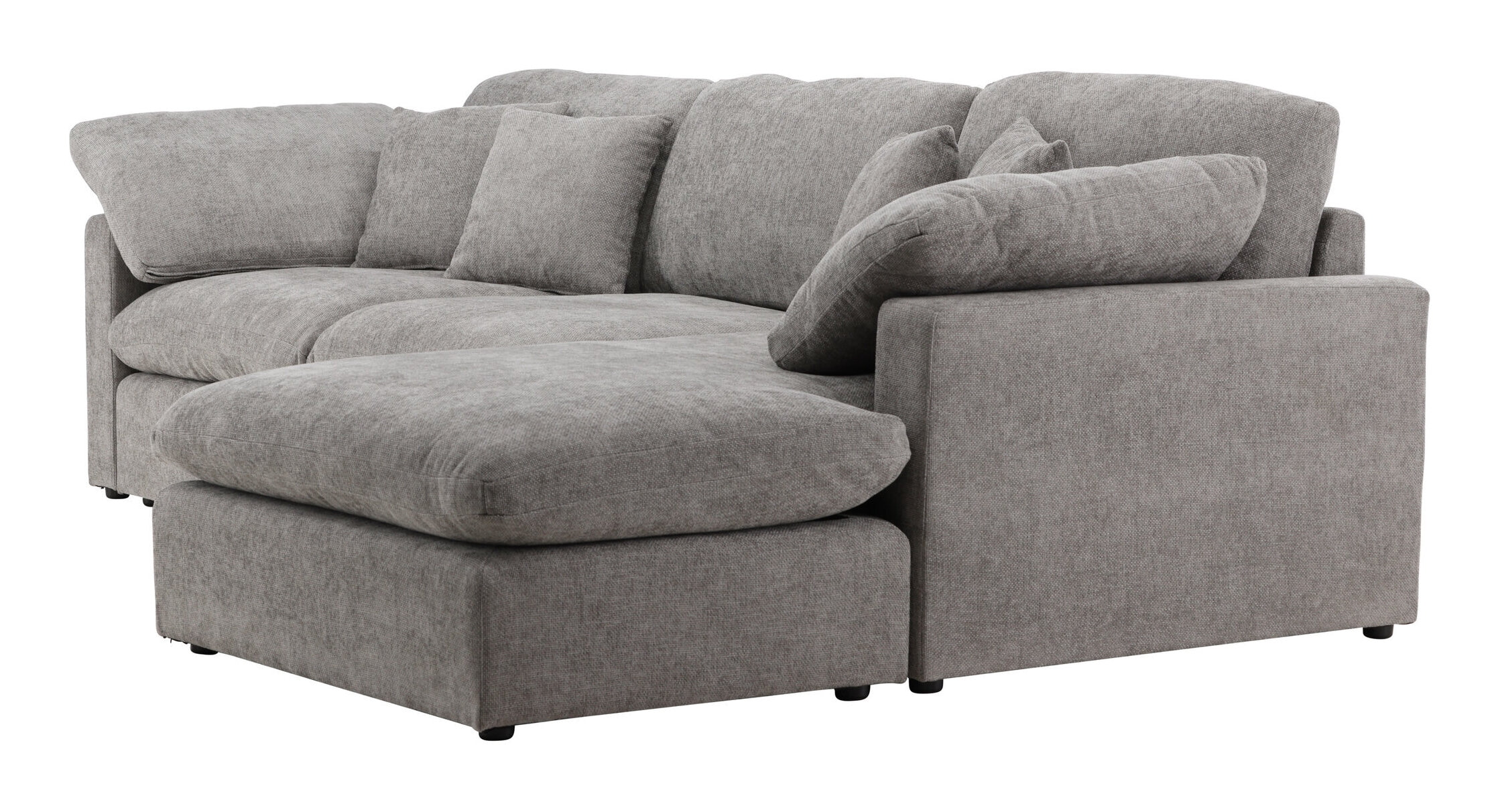 Nohr Loungebank 'Courteney' 297cm, kleur Donkergrijs