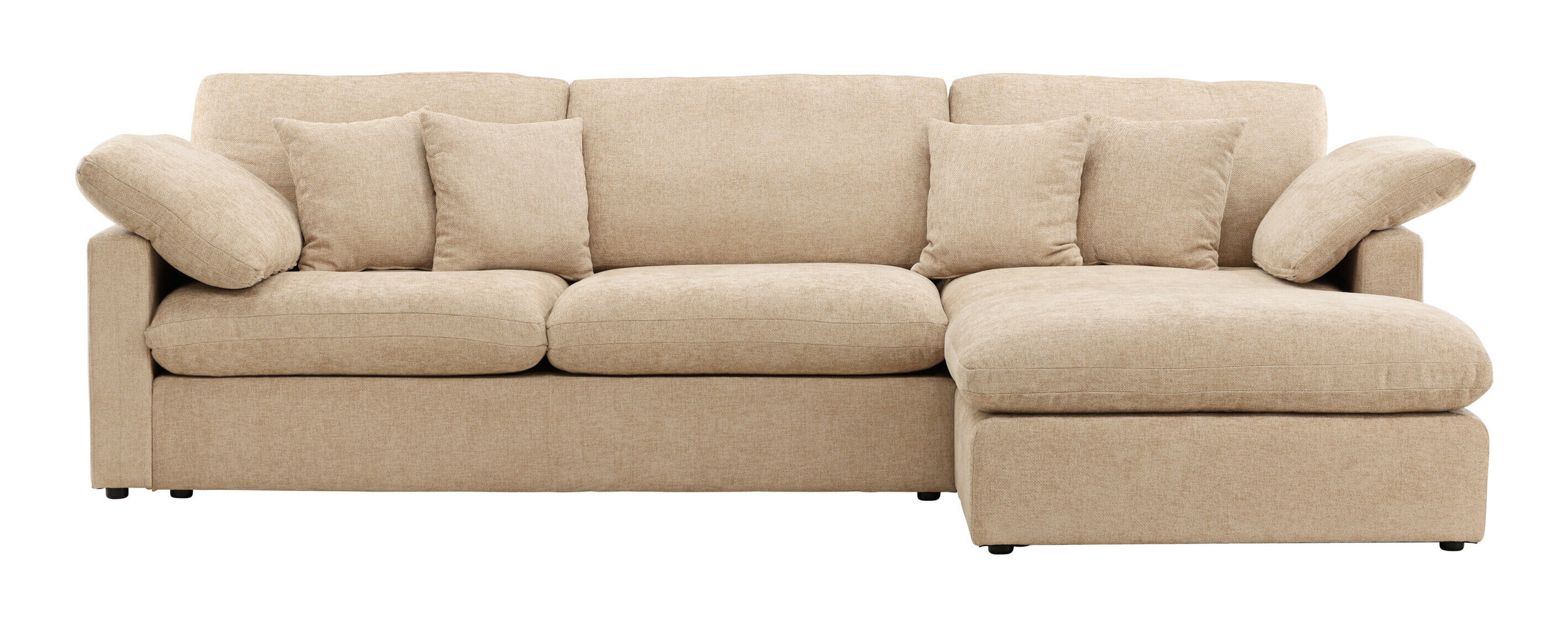 Nohr Loungebank 'Courteney' 297cm, kleur Zand