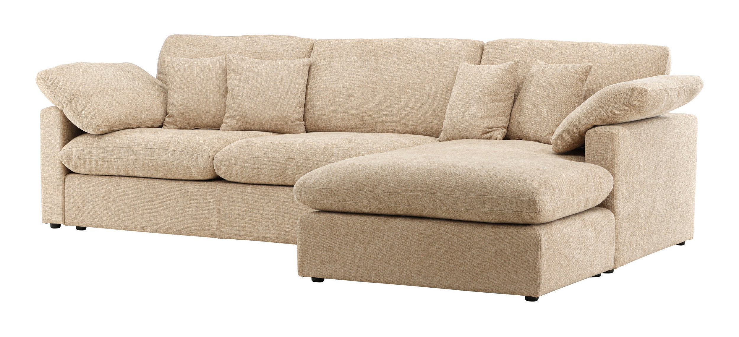 Nohr Loungebank 'Courteney' 297cm, kleur Zand