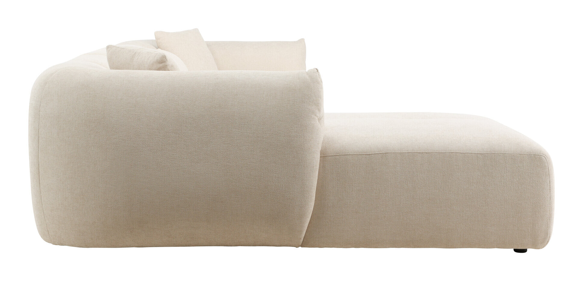 Nohr Loungebank 'Shenicka' Chenille, 335cm, kleur Beige
