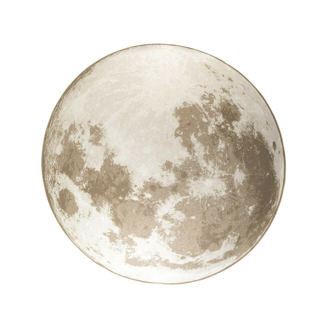  Zuiver Outdoor Vloerkleed 'Moon' 280cm, kleur Beige