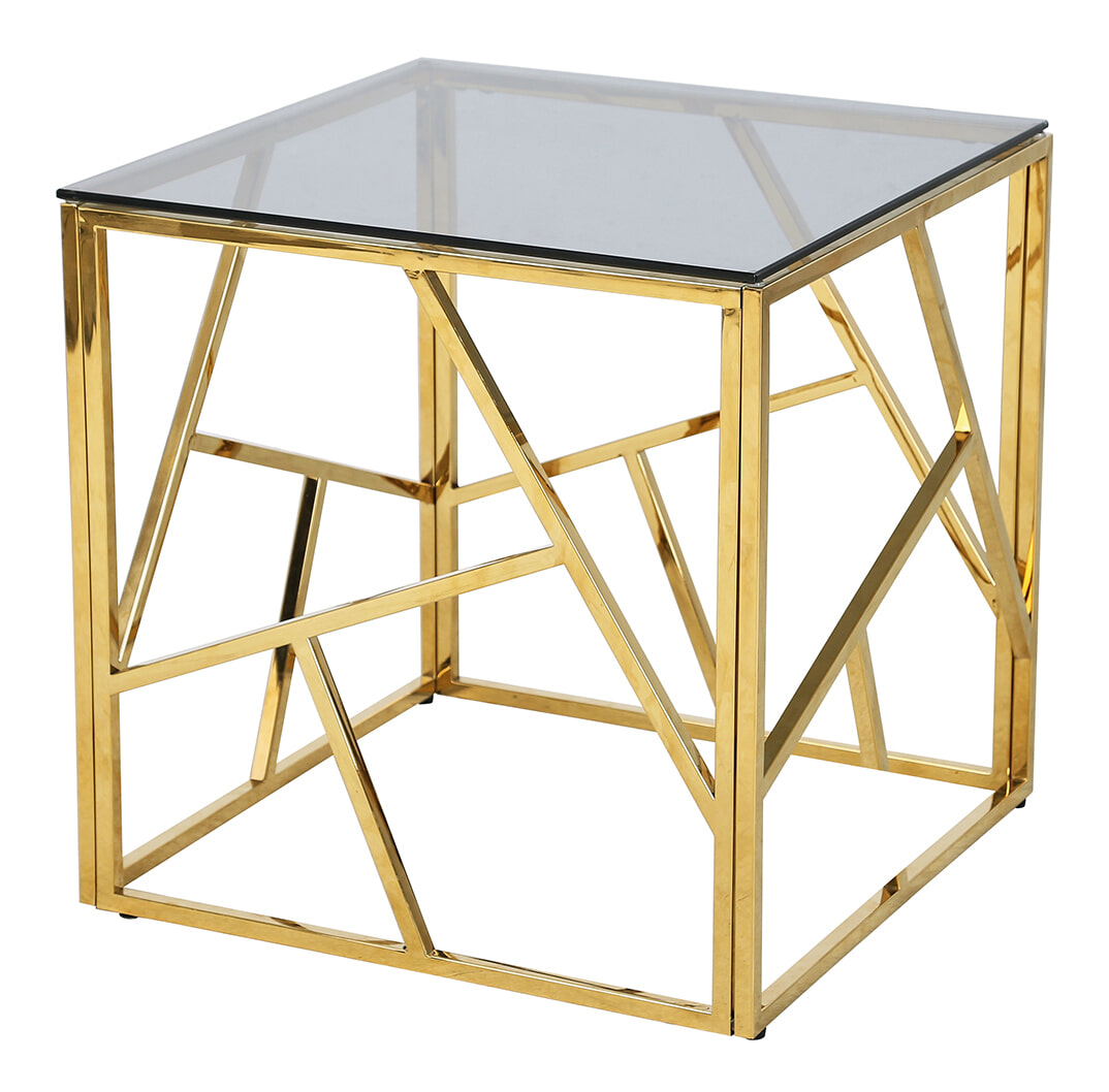 Artistiq Living Bijzettafel 'Mischa' 55cm, kleur goud