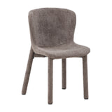 Nohr Eetkamerstoel 'Breena' Bouclé, kleur Bruin