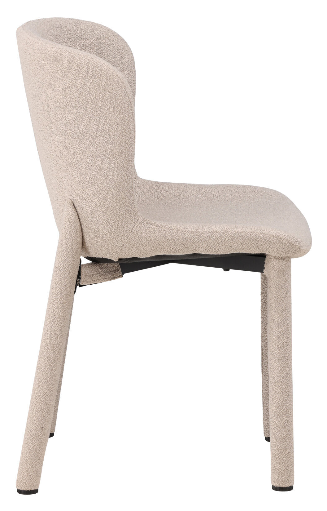Nohr Eetkamerstoel 'Breena' Bouclé, kleur Beige