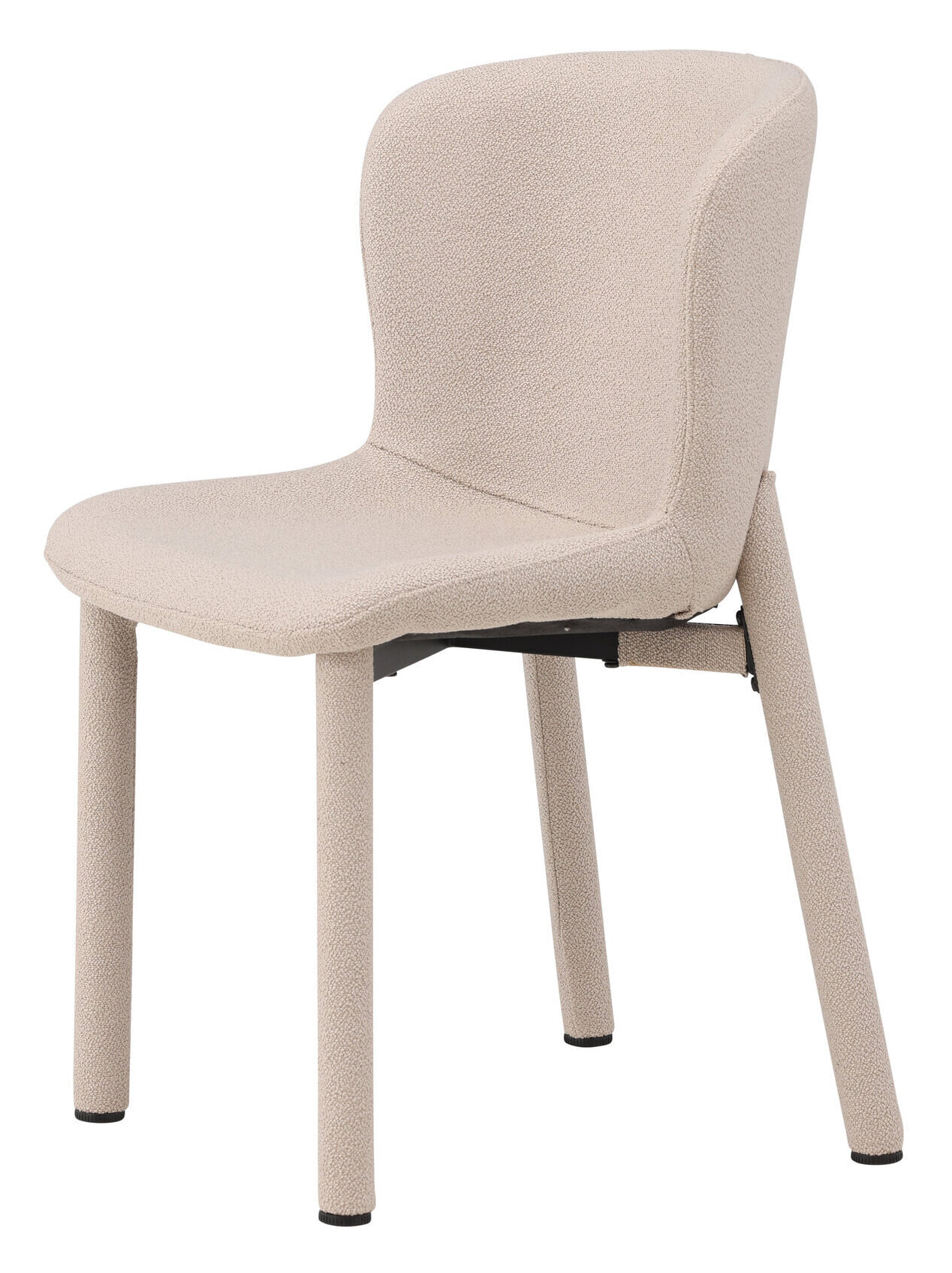 Nohr Eetkamerstoel 'Breena' Bouclé, kleur Beige