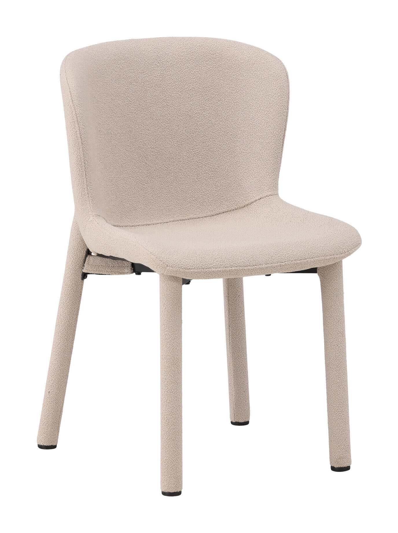 Nohr Eetkamerstoel 'Breena' Bouclé, kleur Beige