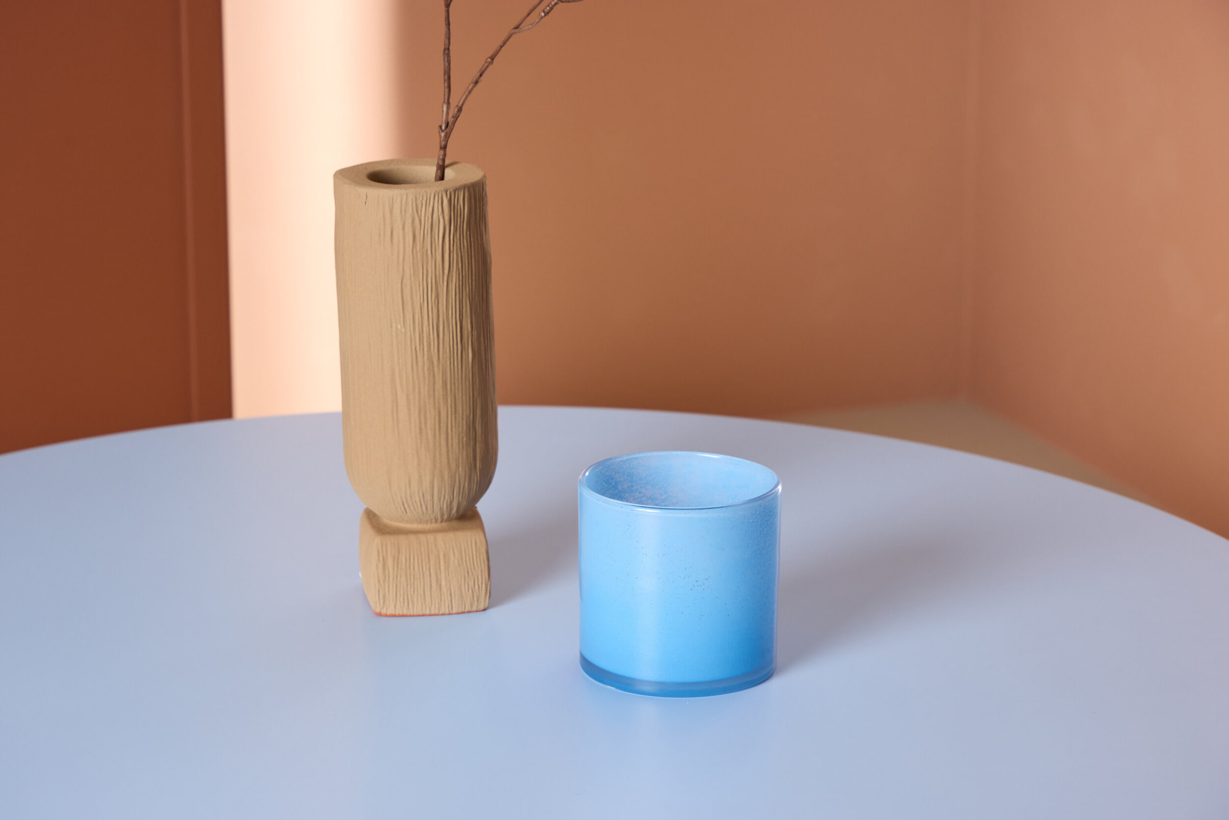 Nohr Ronde Eettafel 'Cynthiaann' MDF, 110cm, kleur Blauw