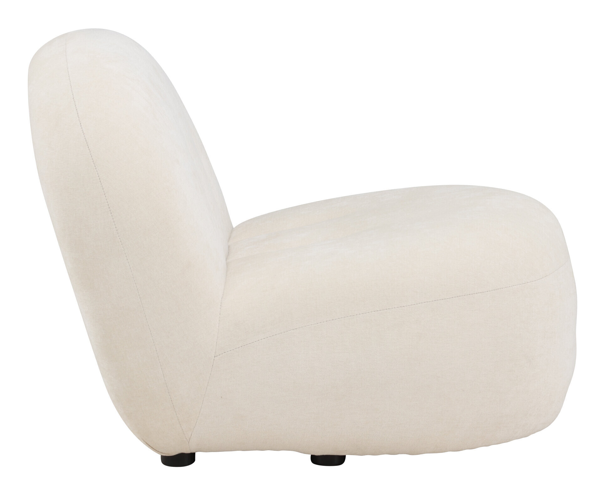 Nohr Fauteuil 'Hadiyah' Linnenlook, kleur Beige