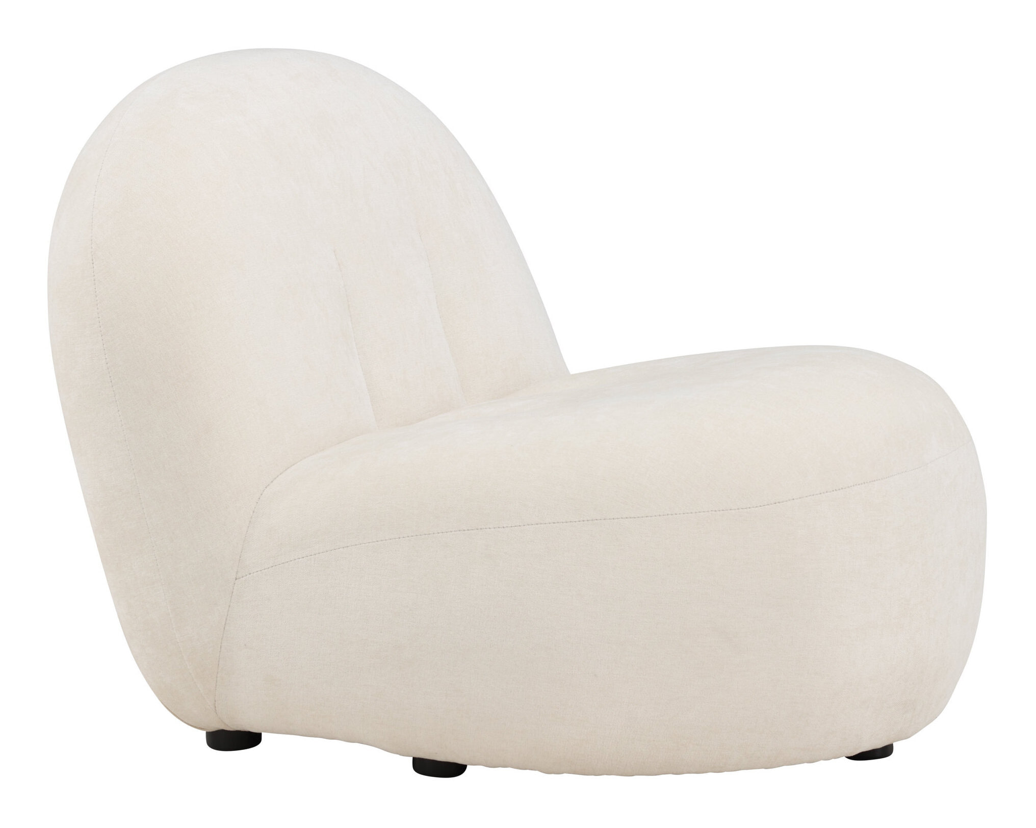 Nohr Fauteuil 'Hadiyah' Linnenlook, kleur Beige