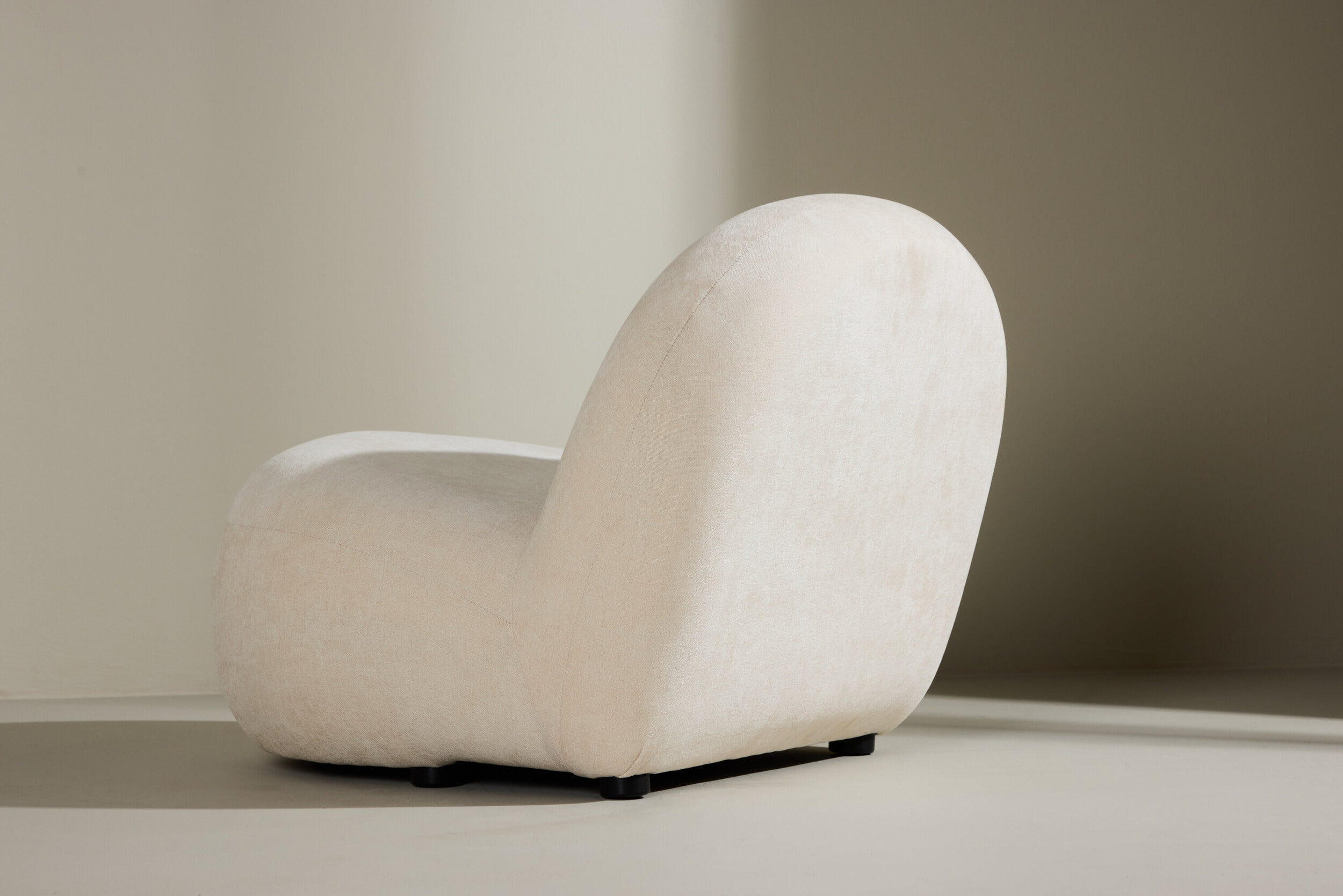 Nohr Fauteuil 'Hadiyah' Linnenlook, kleur Beige