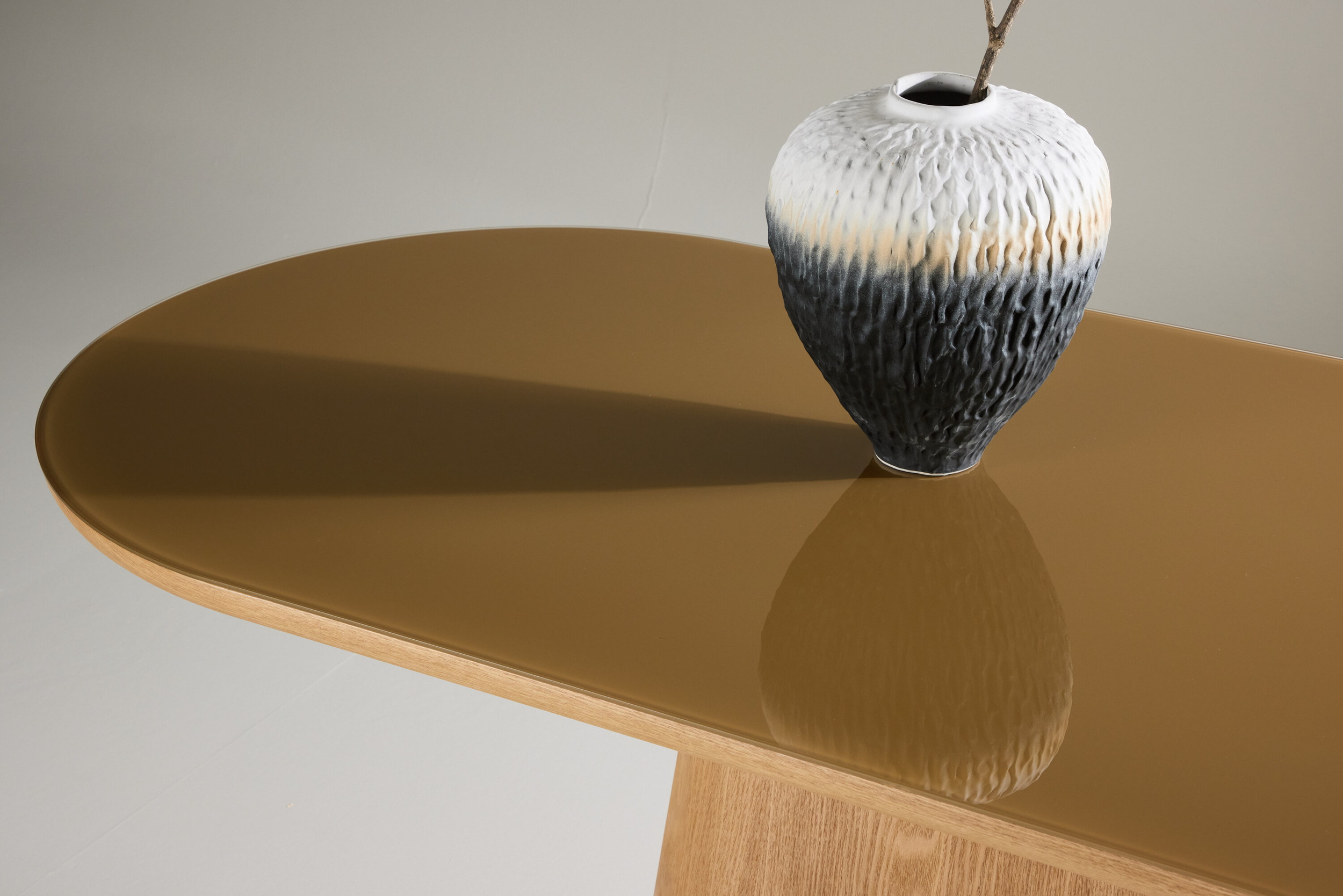 Nohr Ovale Eettafel 'Nateshia' MDF, 200 x 90cm