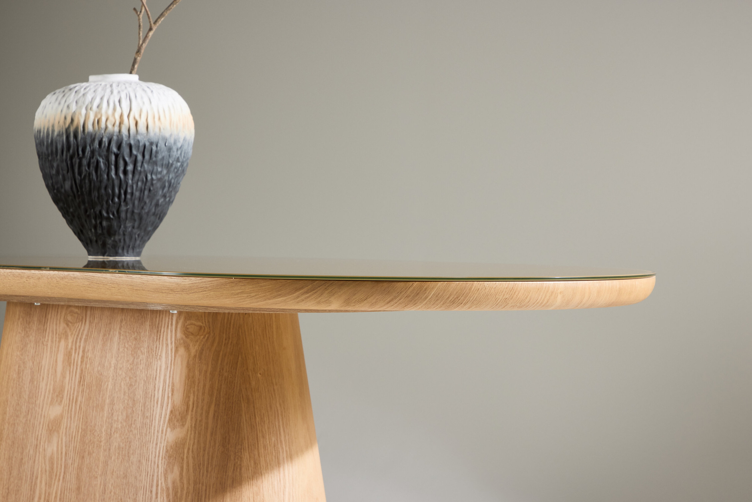 Nohr Ovale Eettafel 'Nateshia' MDF, 200 x 90cm
