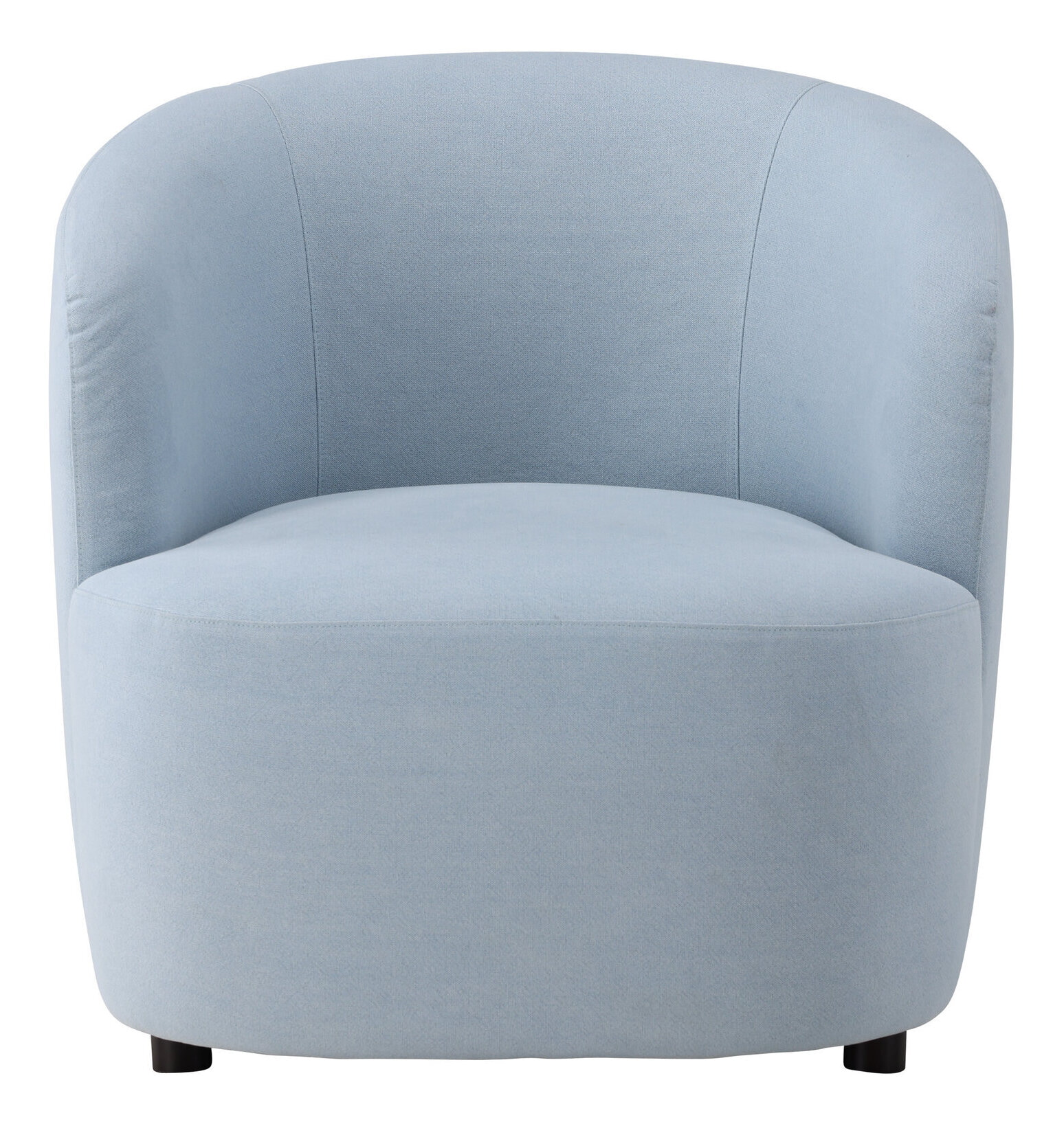 Nohr Fauteuil 'Obie' Linnenlook, kleur Lichtblauw