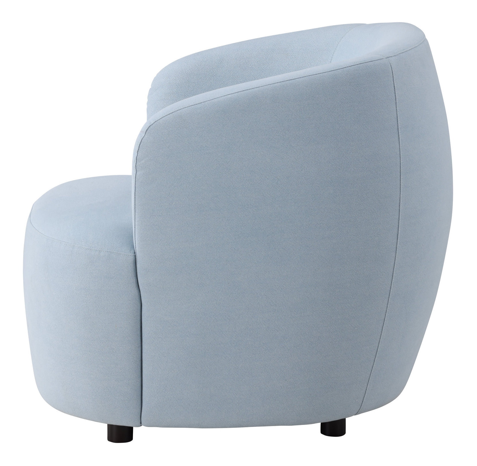 Nohr Fauteuil 'Obie' Linnenlook, kleur Lichtblauw