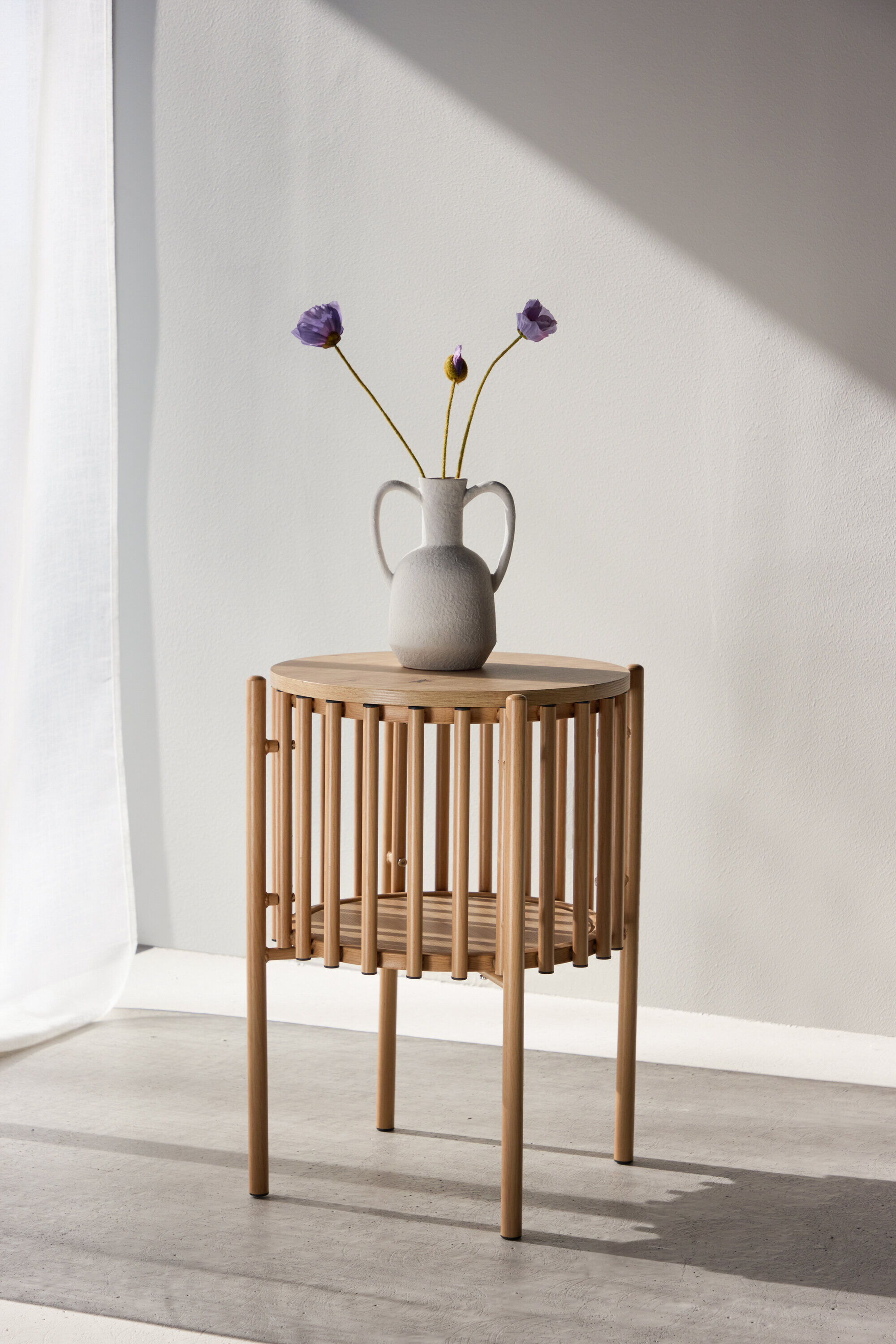 Nohr Ronde Bijzettafel Arwa 45cm - Naturel