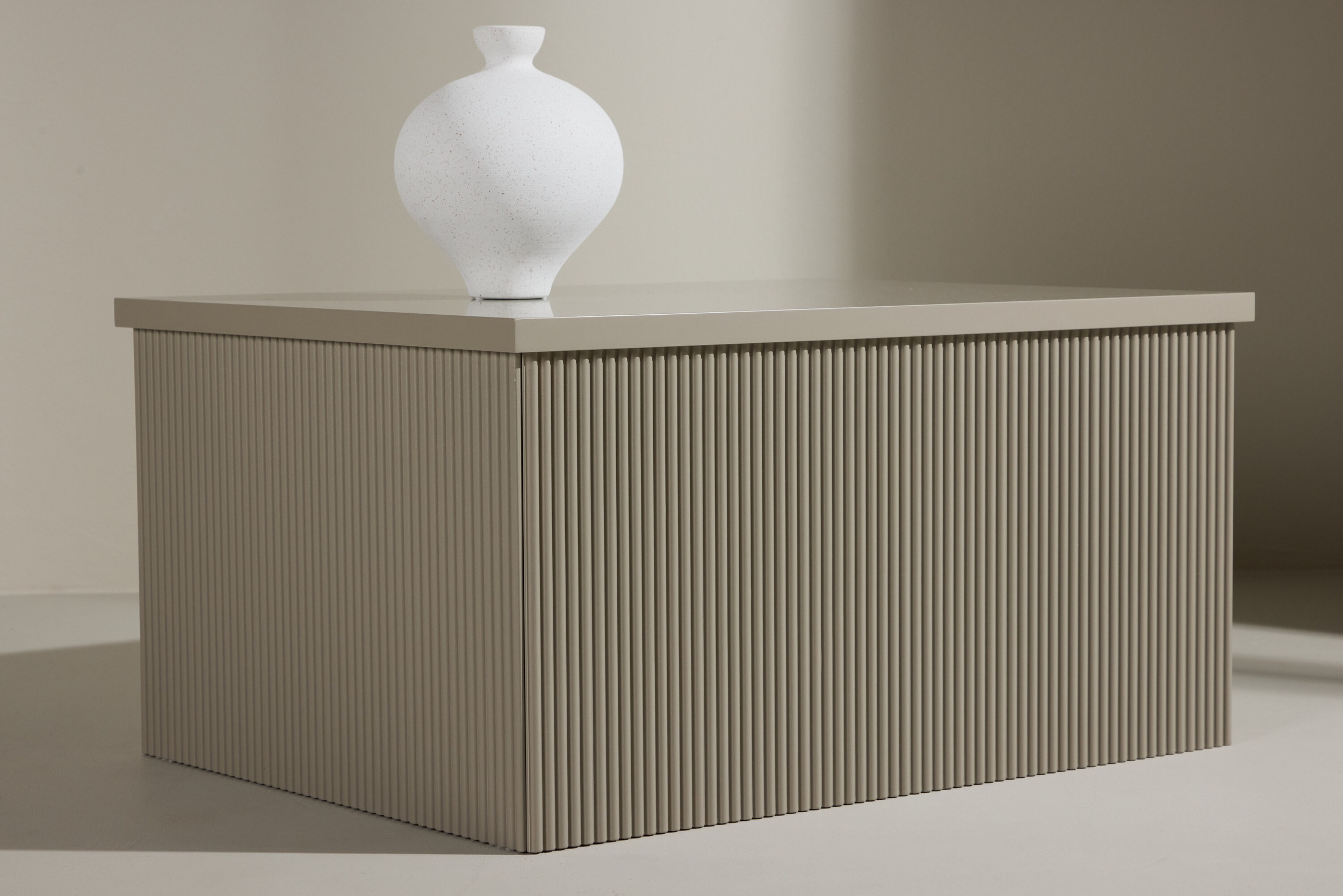 Nohr Bijzettafel 'Mistina' 80 x 60cm, kleur Beige