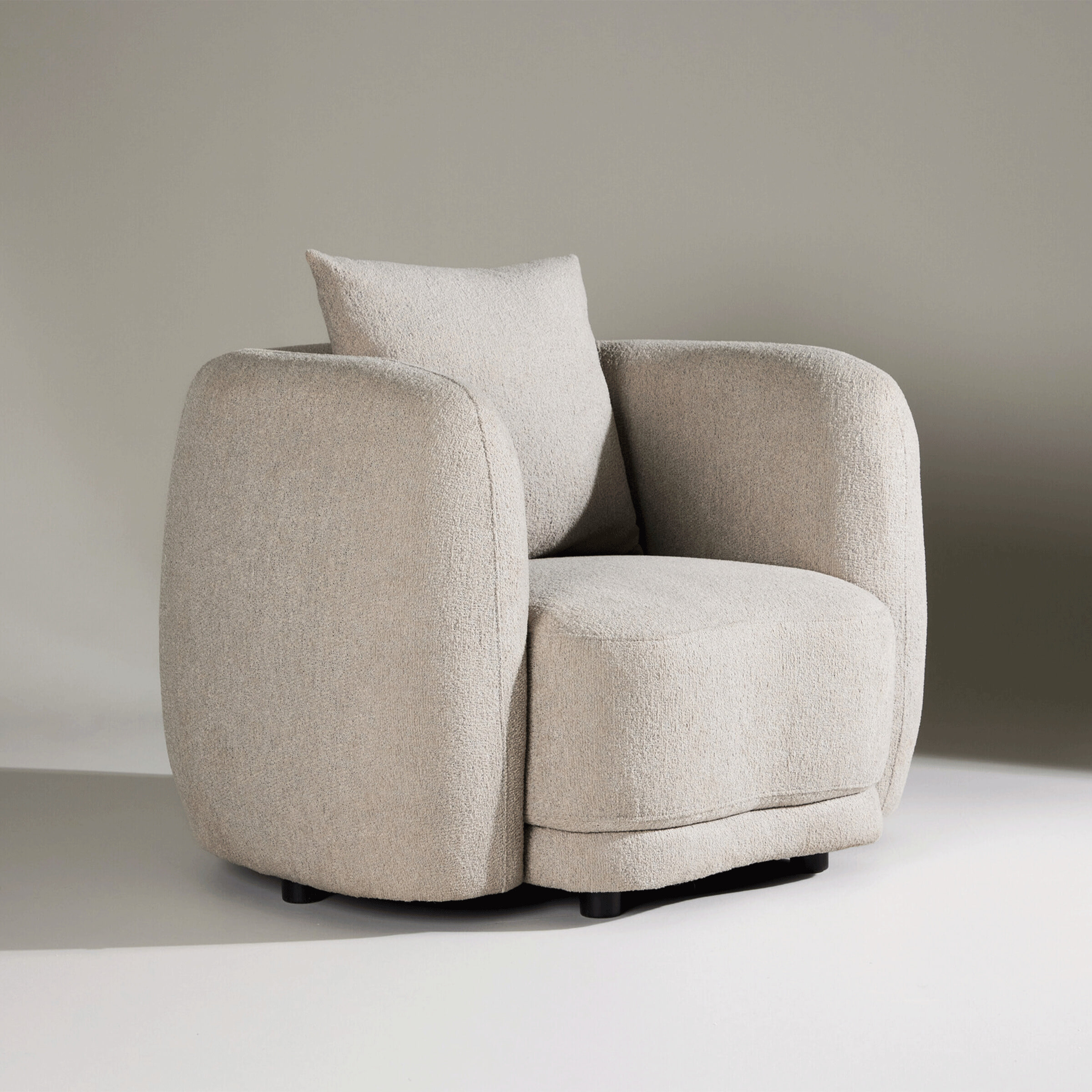 Nohr Fauteuil Macrina Bouclé - Beige