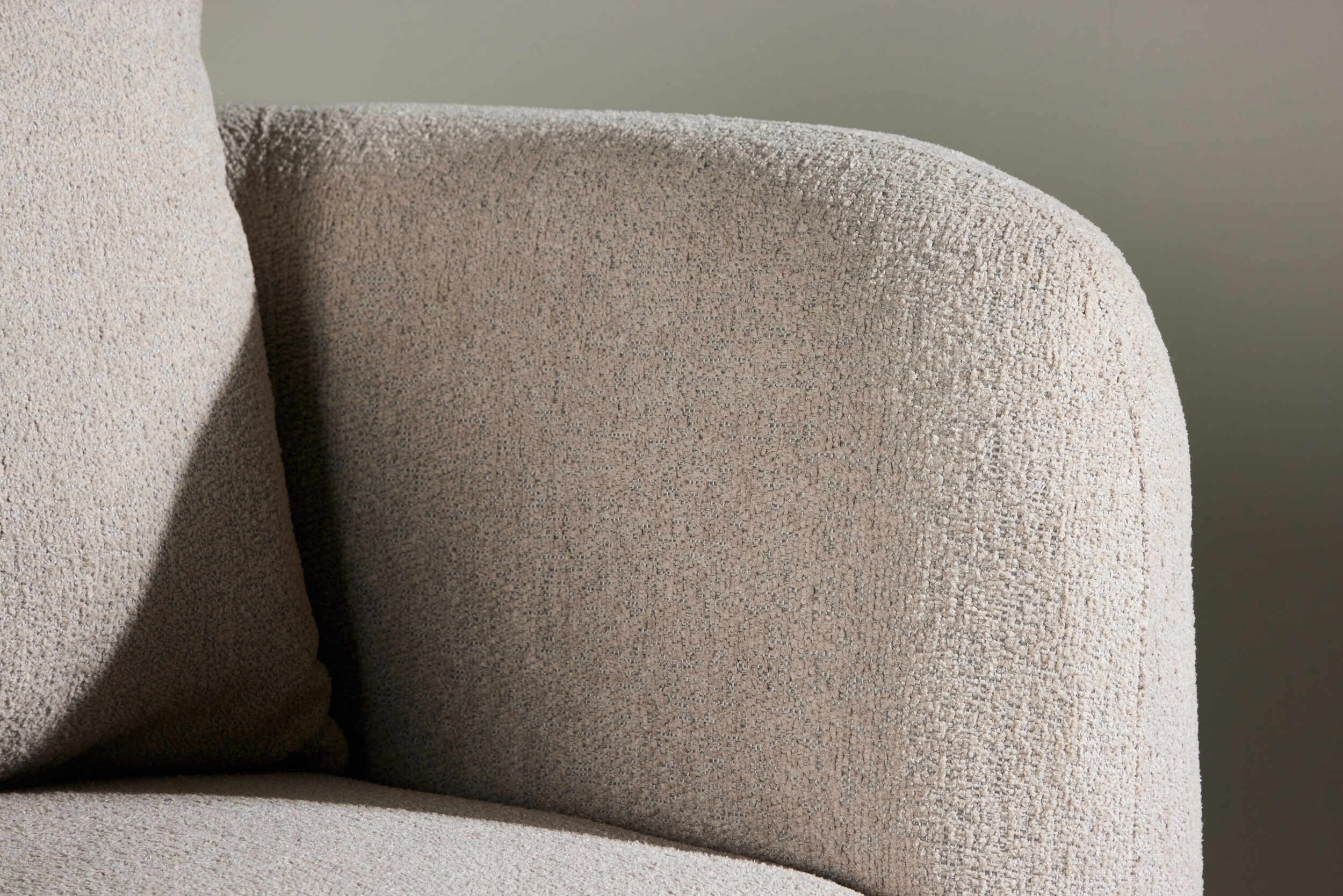 Nohr Fauteuil 'Macrina' Bouclé, kleur Beige