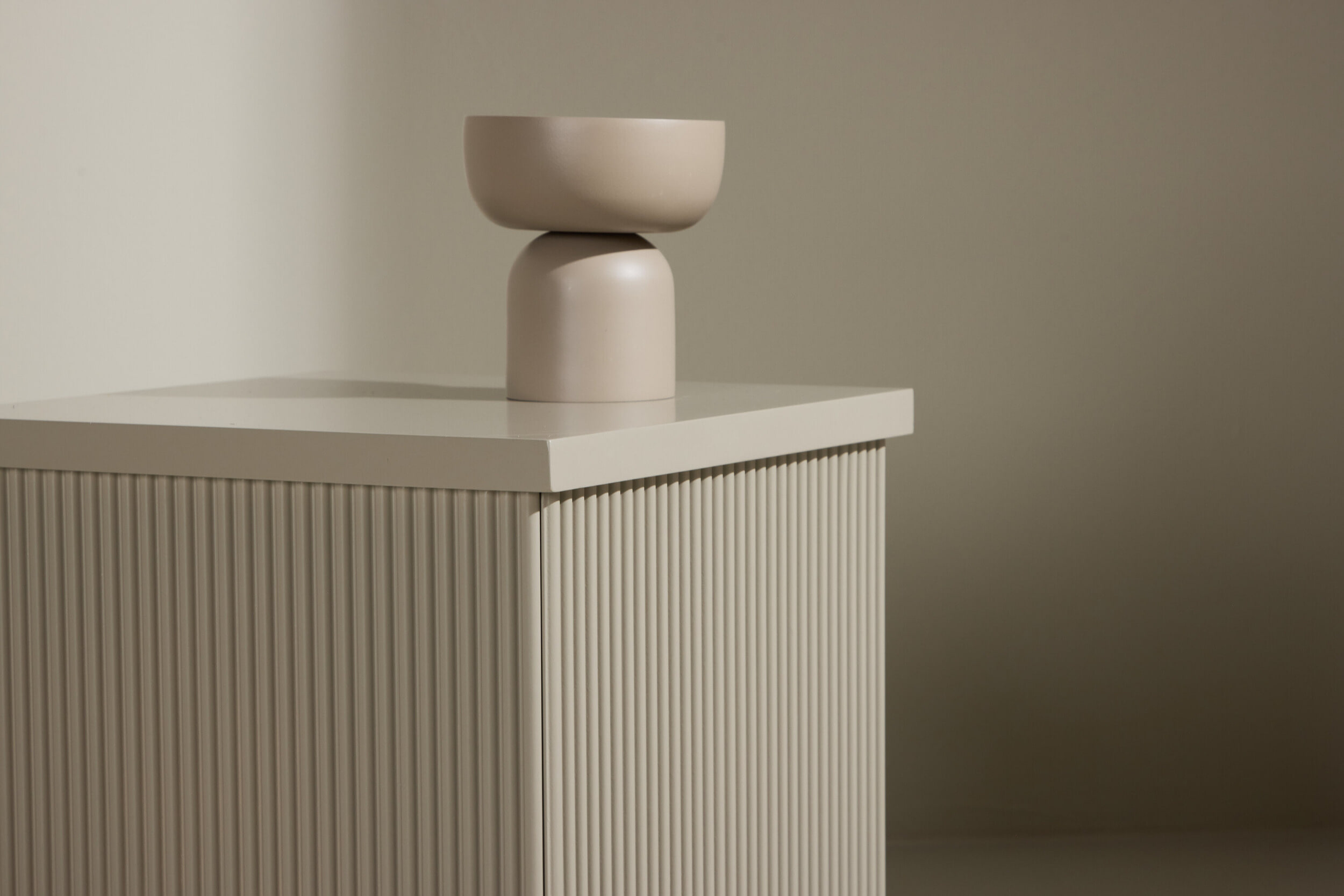 Nohr Vierkante Bijzettafel 'Mistina' 40 x 40cm, kleur Beige