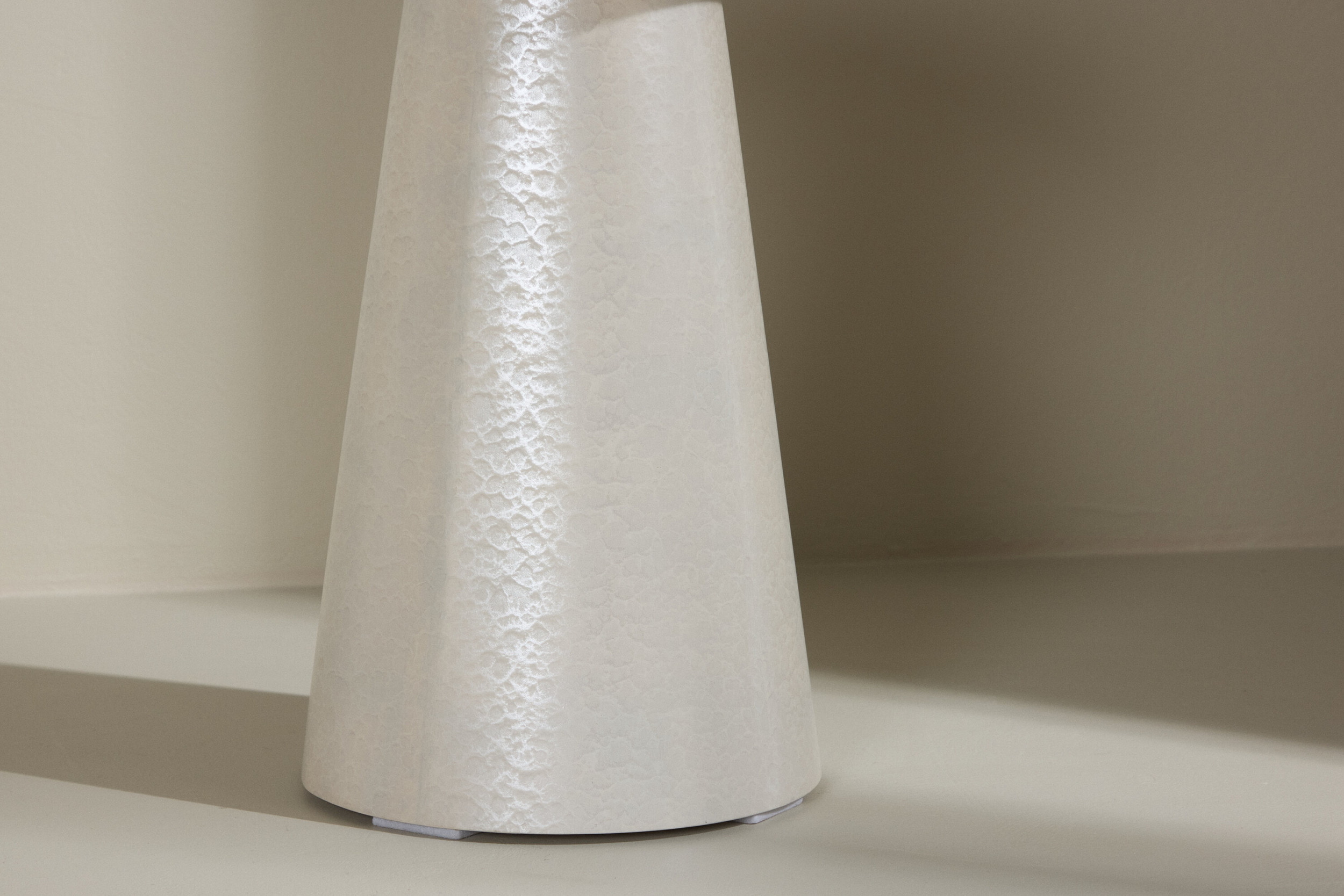 Nohr Ronde Bijzettafel 'Mikeisha' 35cm, kleur Glossy Wit