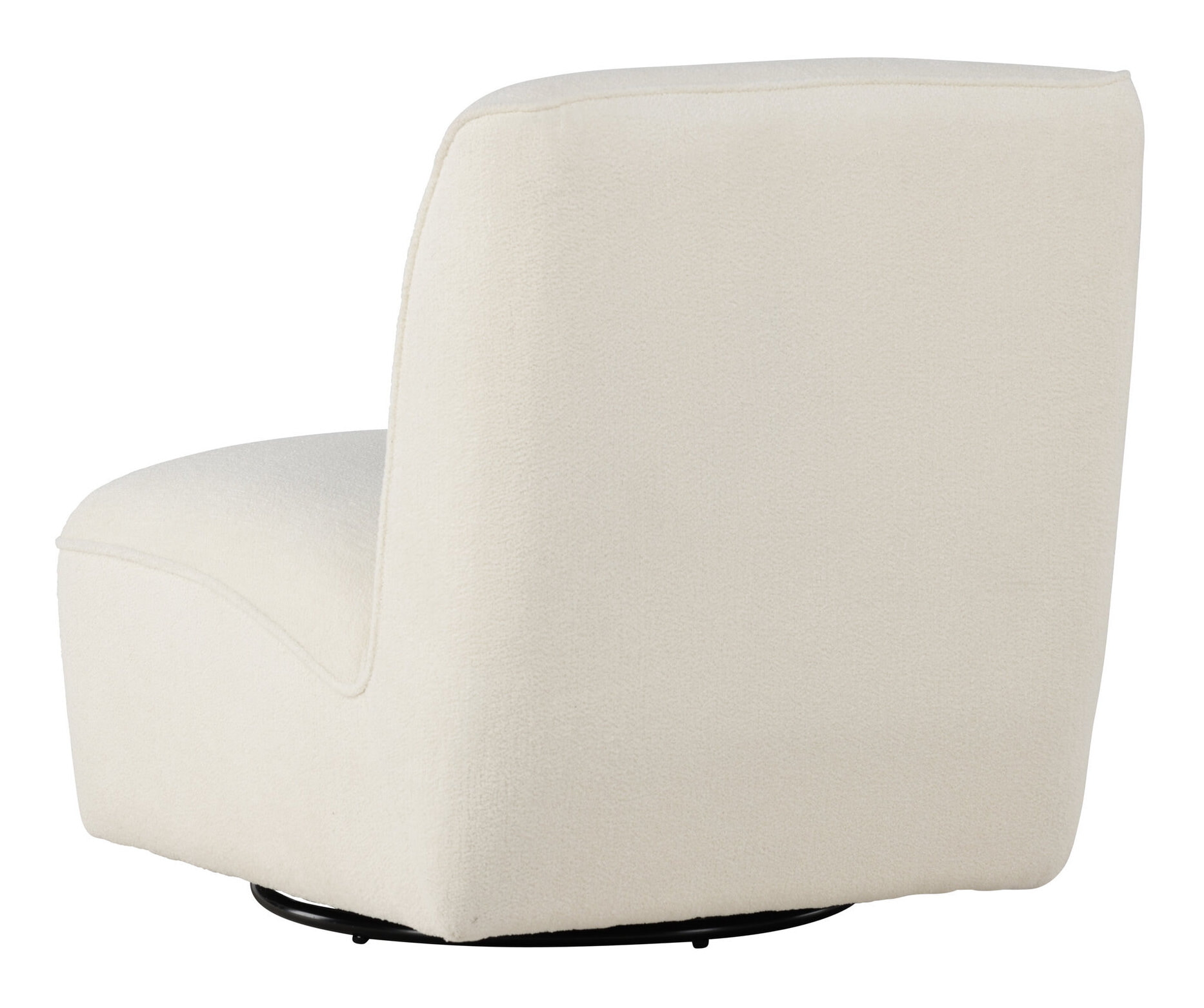 Nohr Draaifauteuil 'Kavitha' Bouclé, kleur Wit