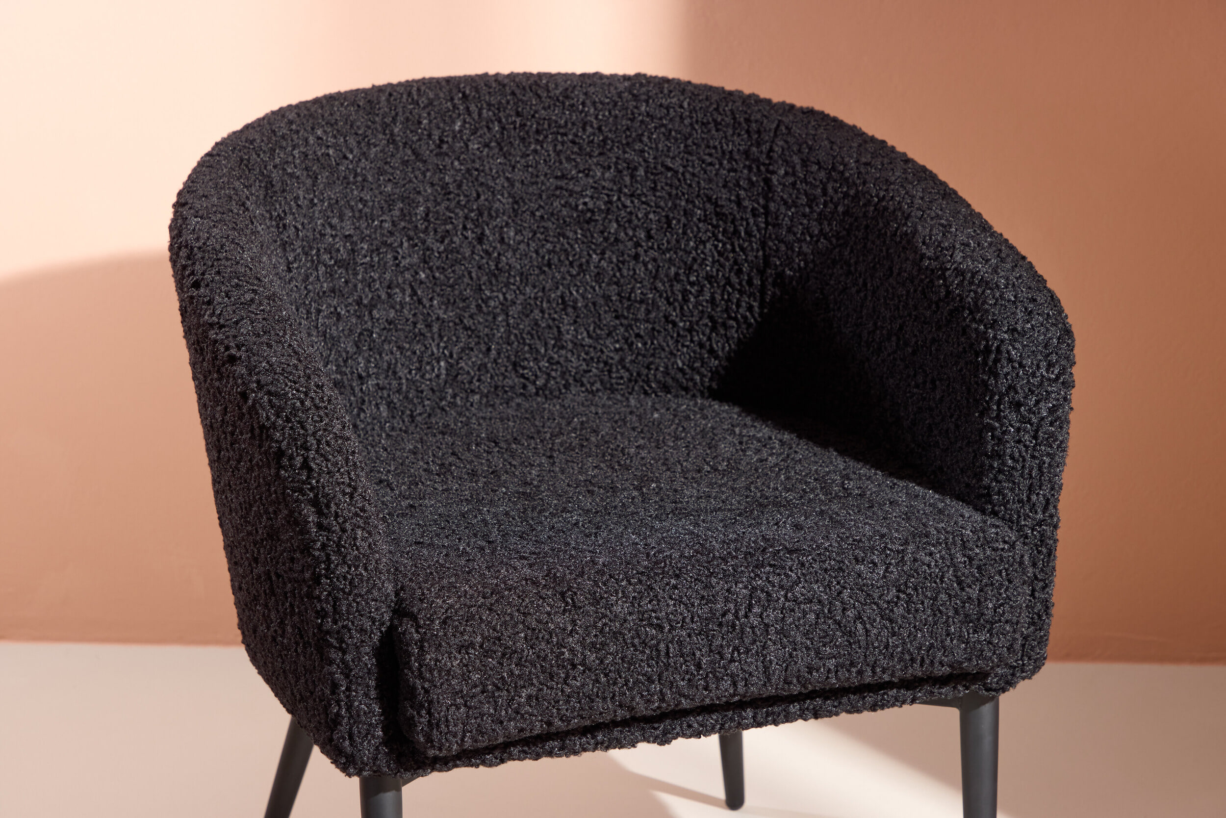 Nohr Fauteuil 'Jennilee' Teddy, kleur Zwart