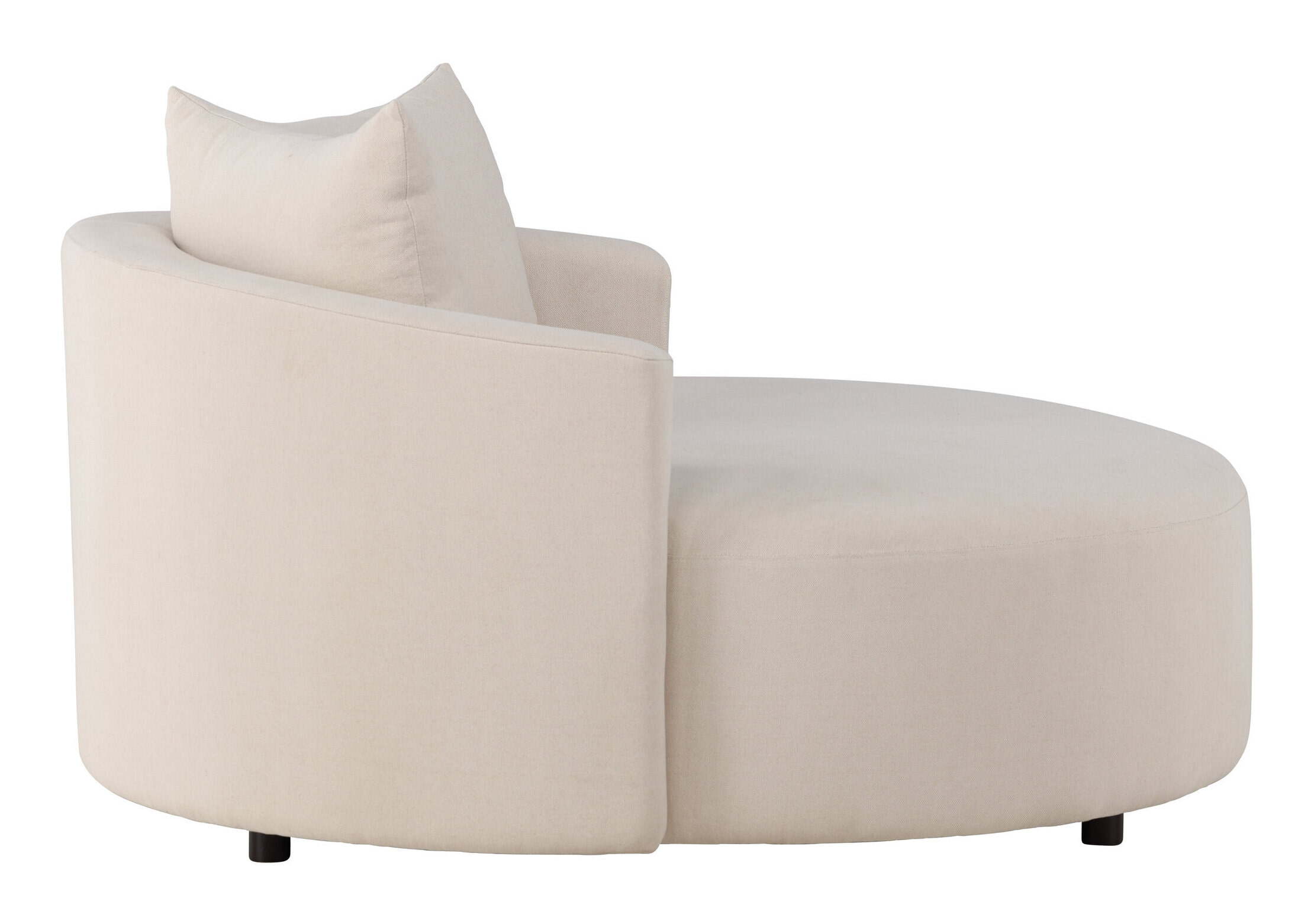 Nohr Bank Loveseat 'Keeli' Linnenlook, kleur Beige