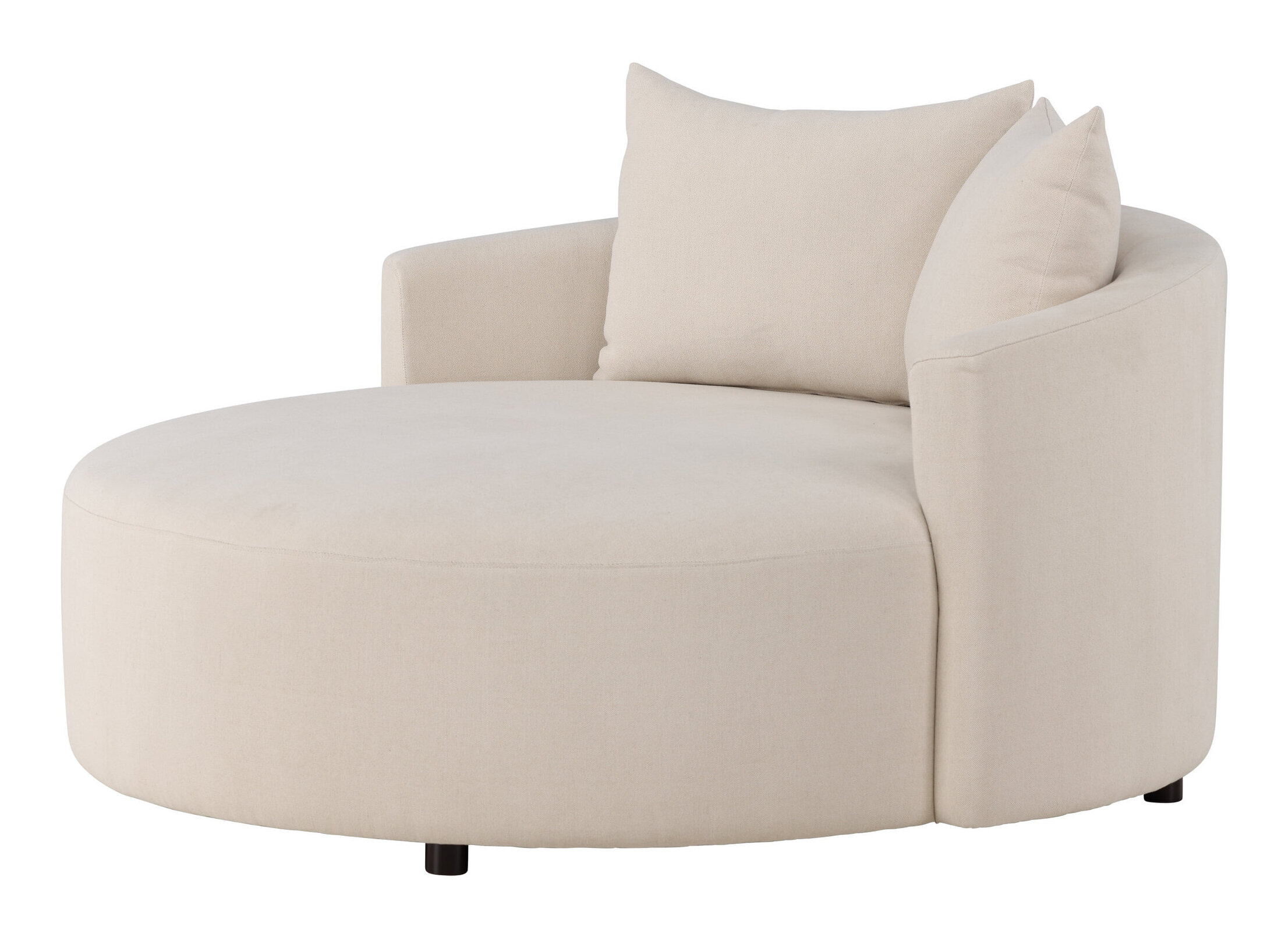 Nohr Bank Loveseat 'Keeli' Linnenlook, kleur Beige