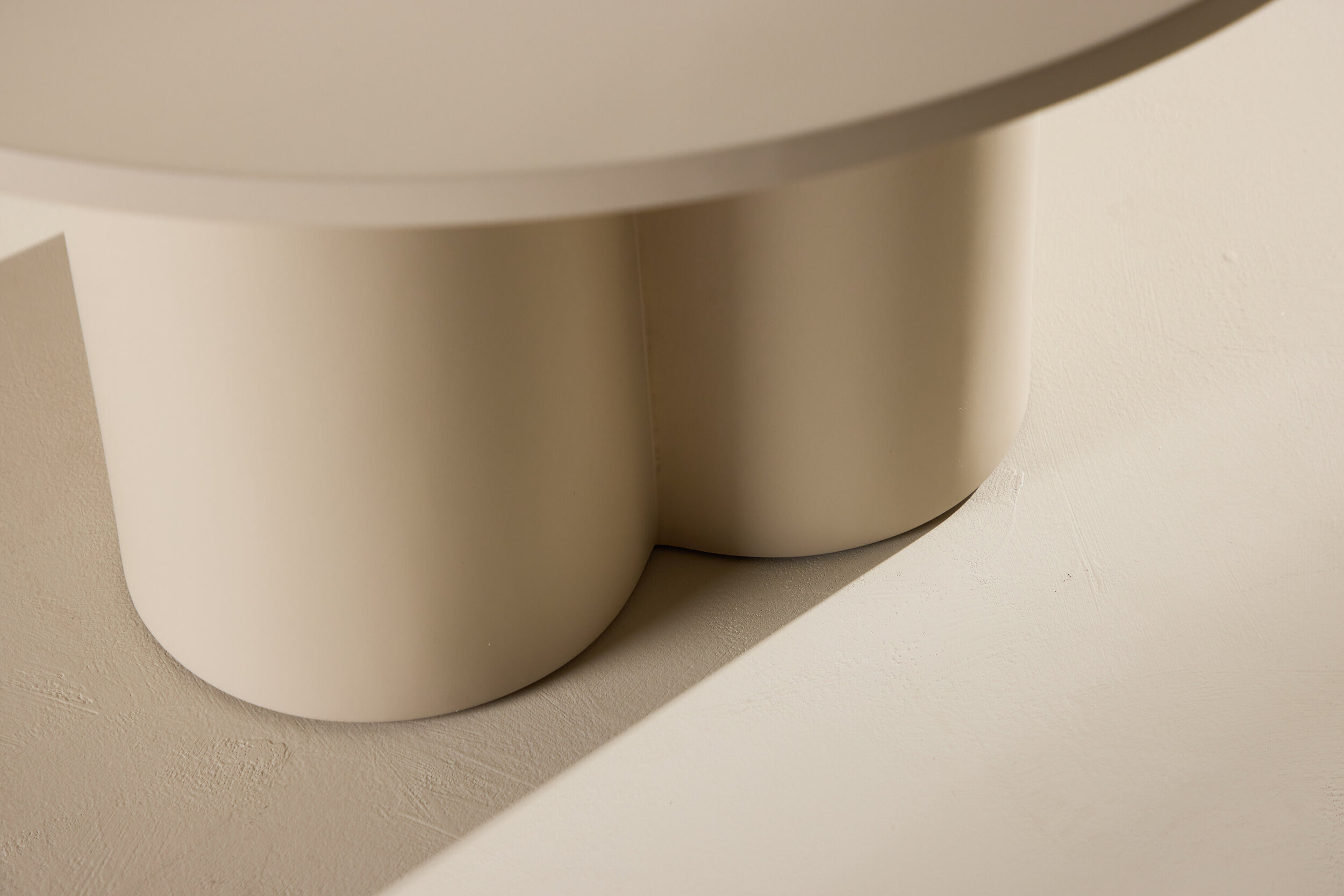 Nohr Ronde Salontafel 'Anh' 80cm, kleur Beige