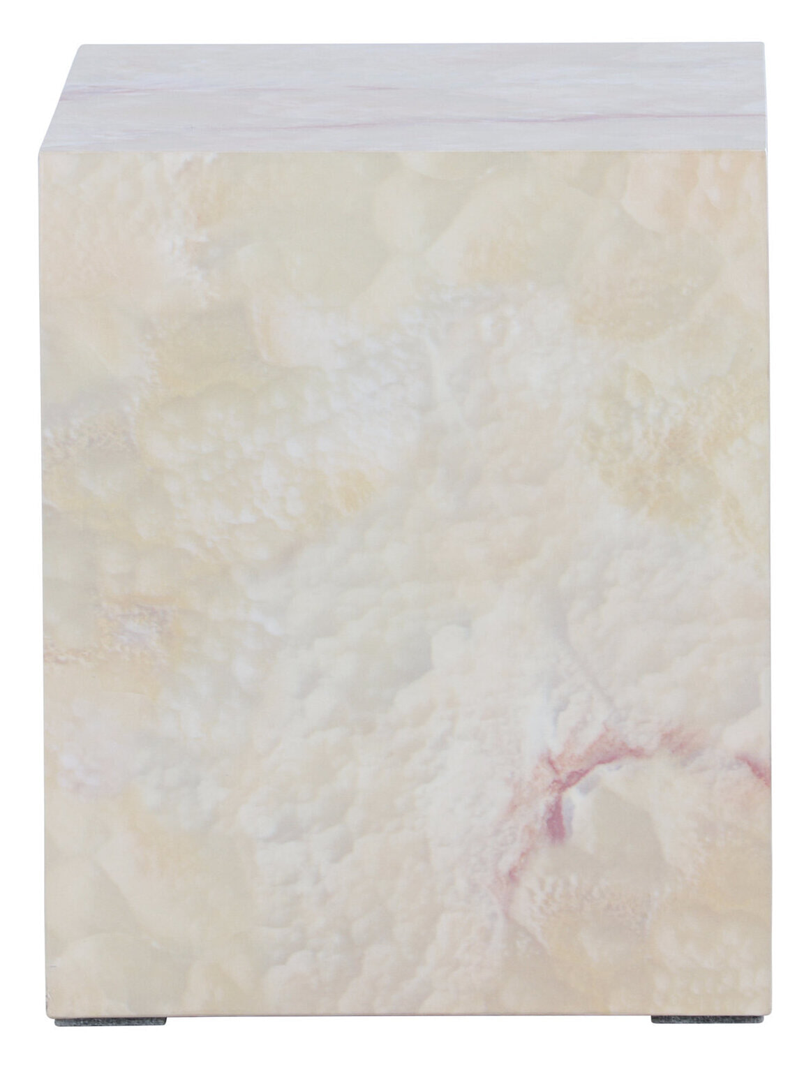 Nohr Bijzettafel 'Katiana' Marmerlook, 35 x 25cm, kleur Beige