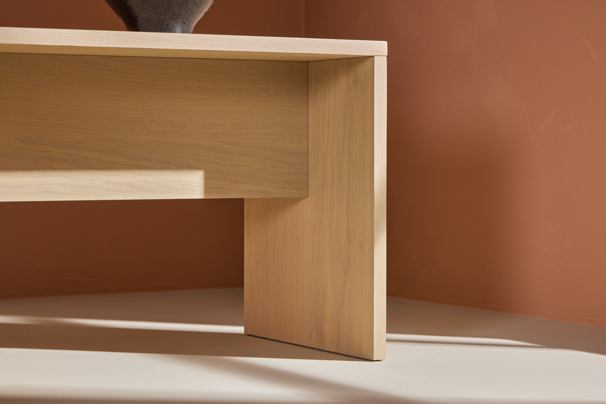 Nohr Salontafel 'Abrina' MDF, 58 x 35cm, kleur Whitewash