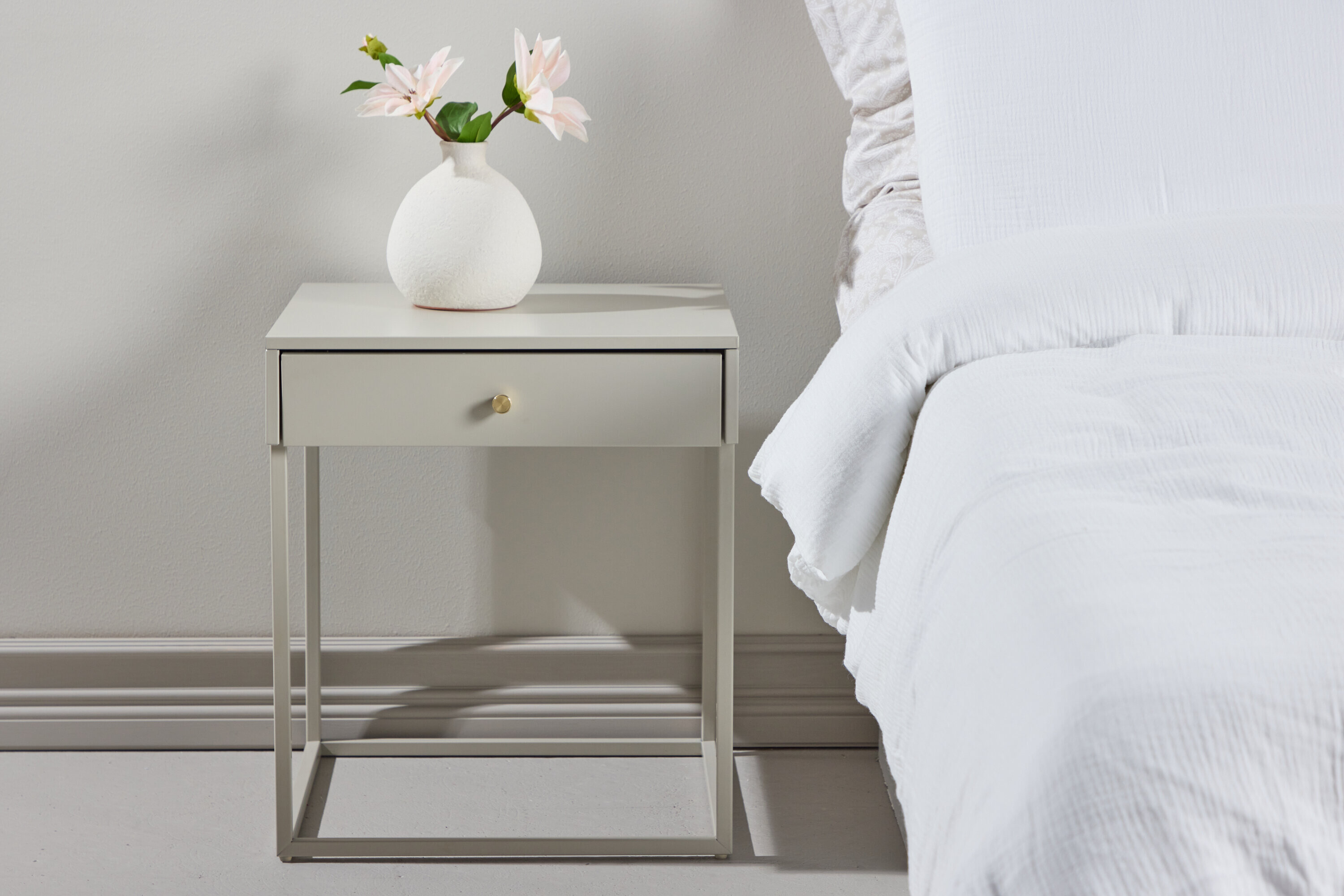 Nohr Nachtkastje Shaune Met 1 lade - Beige