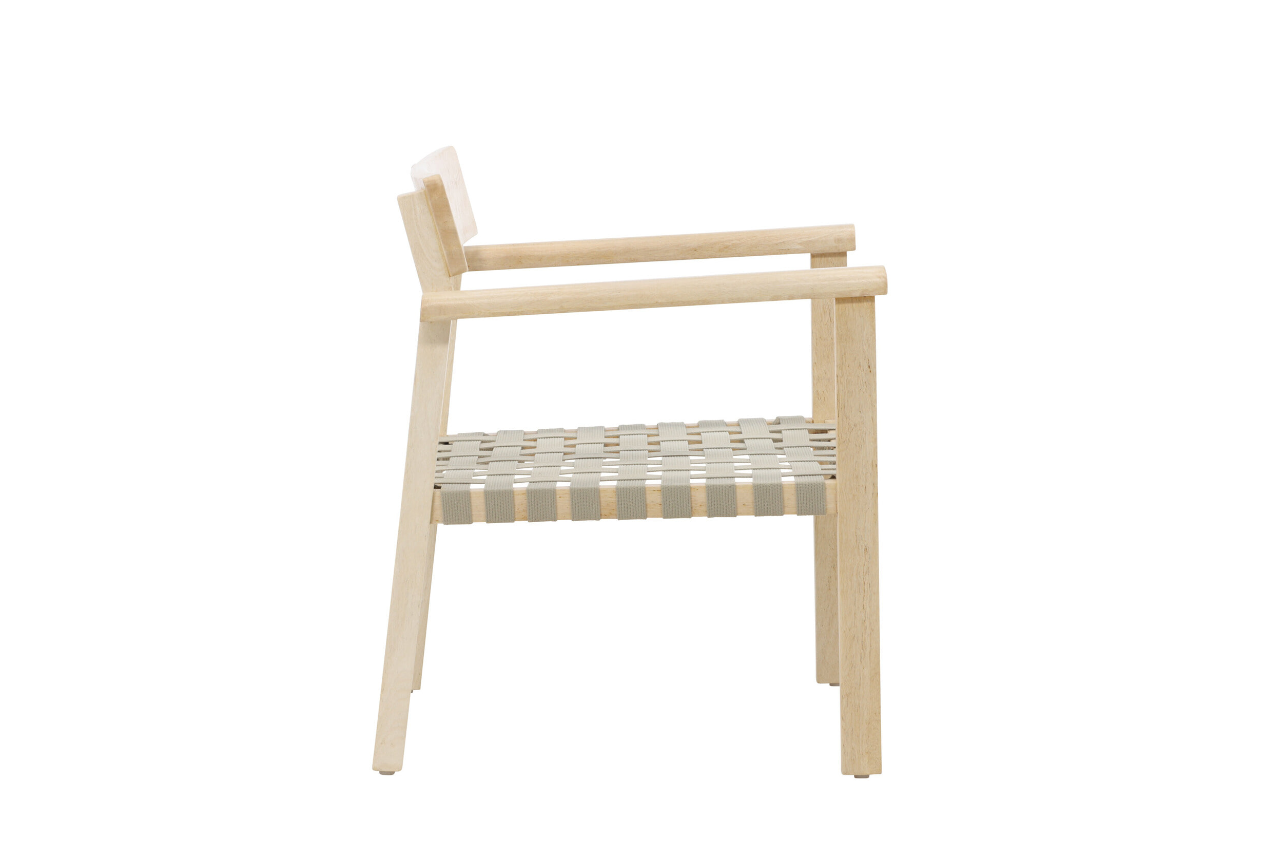 Nohr Fauteuil 'Arlicia' Mangohout, kleur Naturel/Grijs
