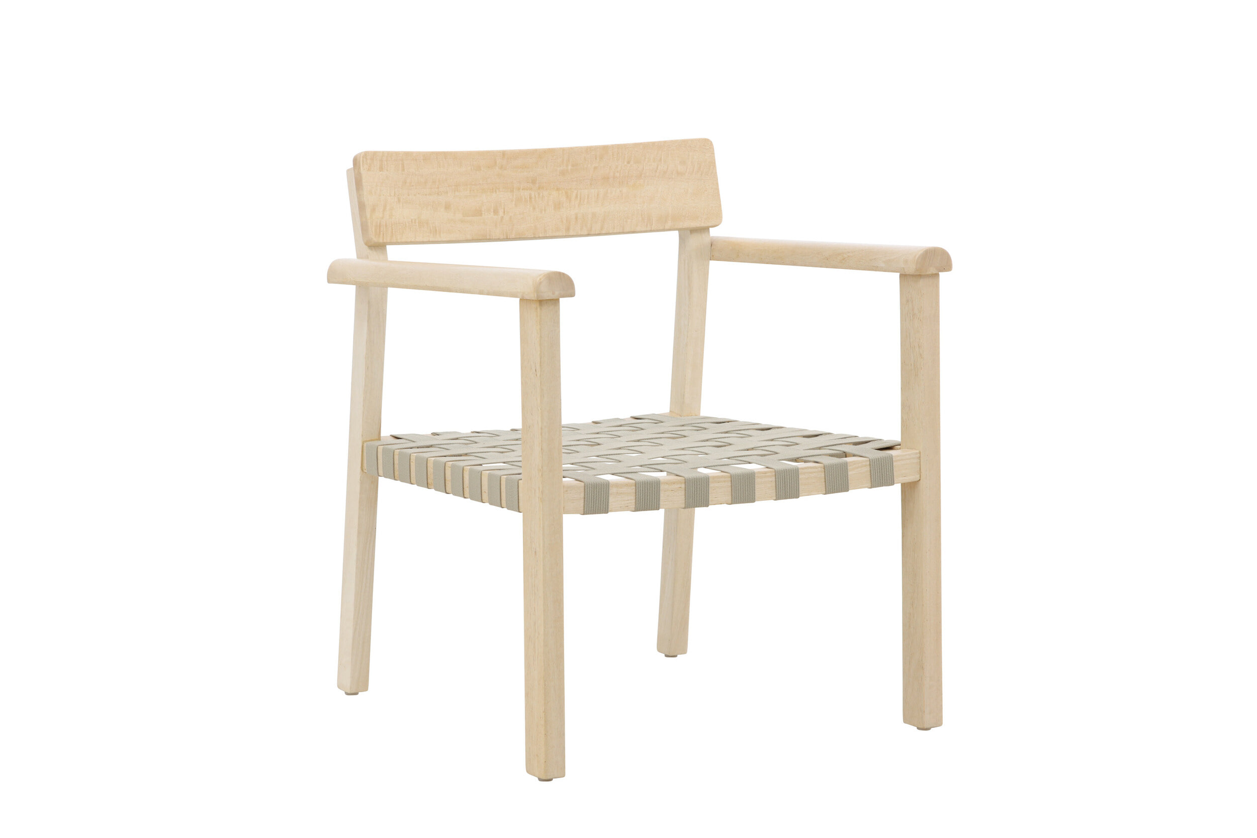 Nohr Fauteuil 'Arlicia' Mangohout, kleur Naturel/Grijs