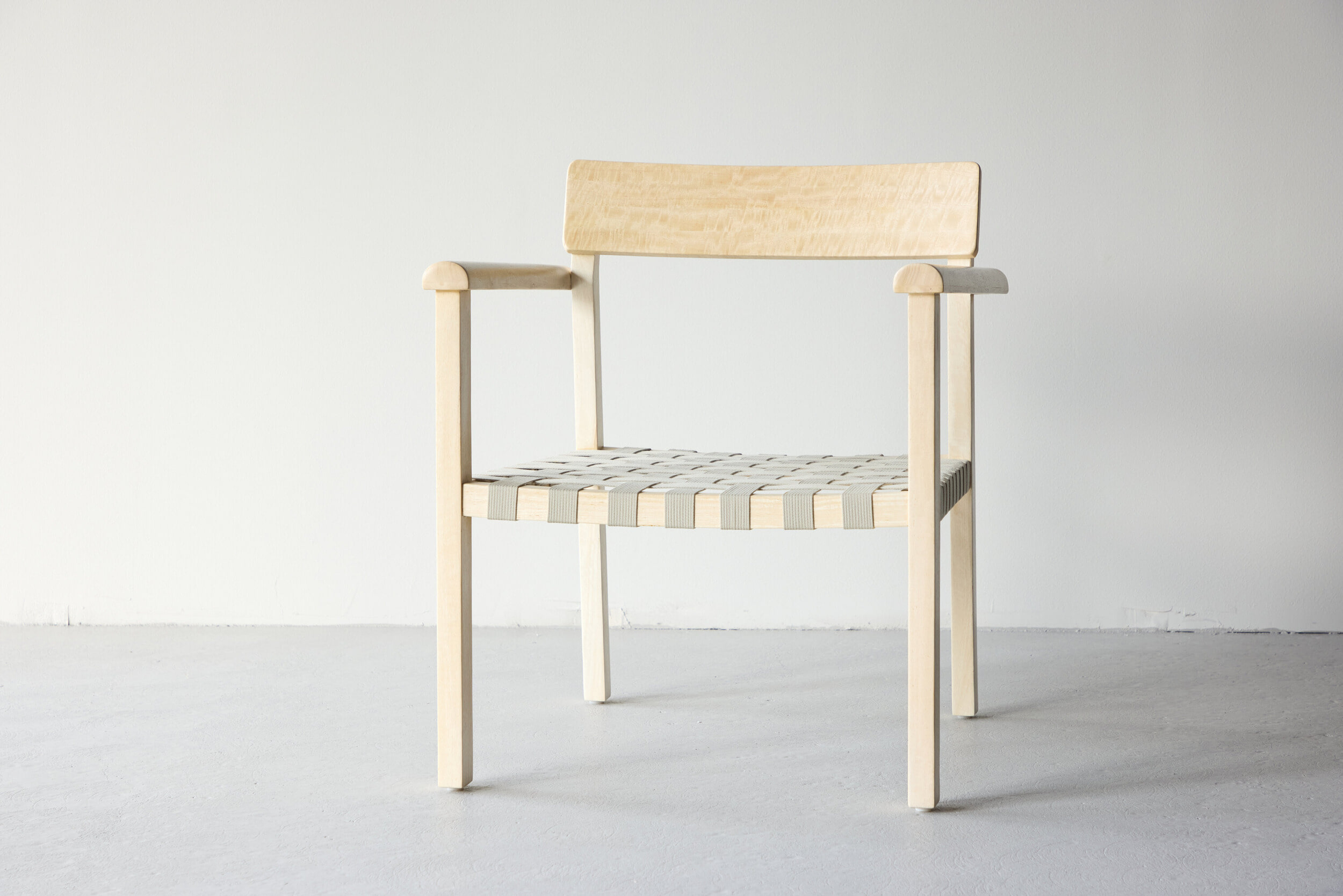 Nohr Fauteuil 'Arlicia' Mangohout, kleur Naturel/Grijs