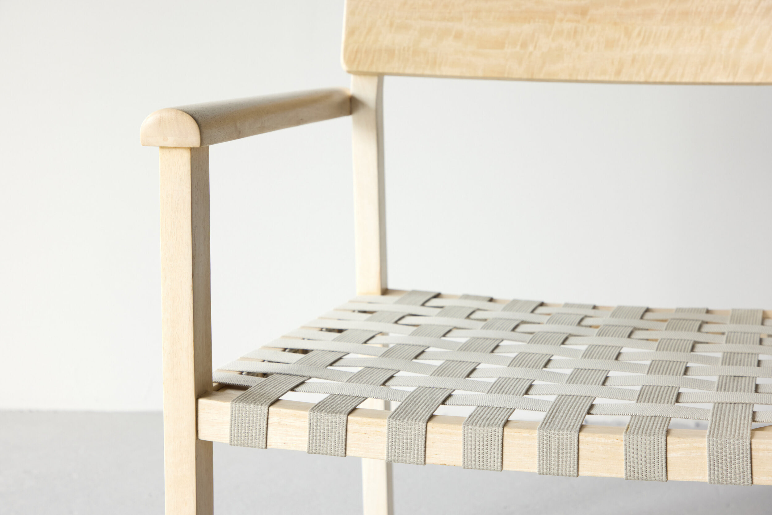 Nohr Fauteuil 'Arlicia' Mangohout, kleur Naturel/Grijs