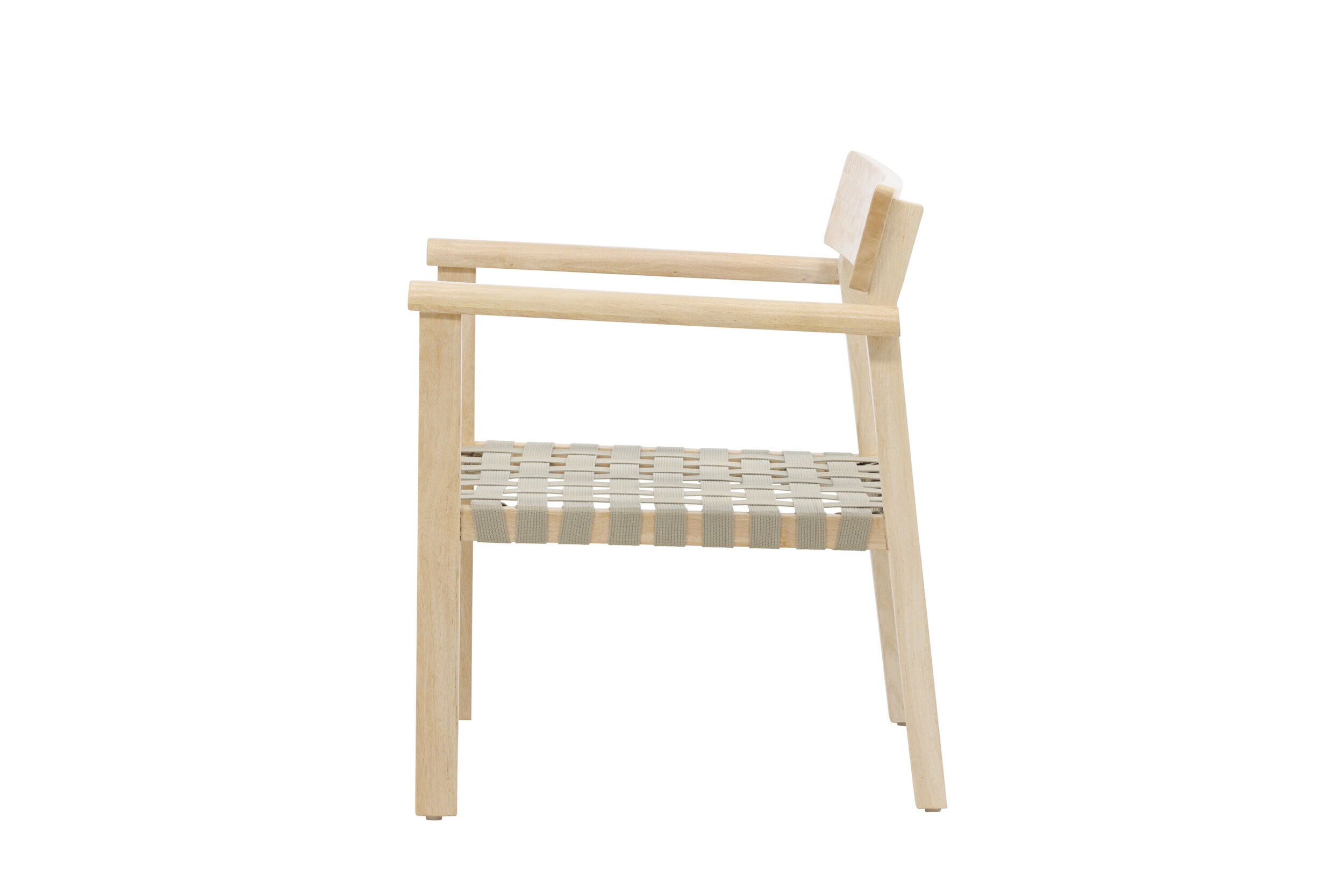 Nohr Fauteuil 'Arlicia' Mangohout, kleur Naturel/Grijs
