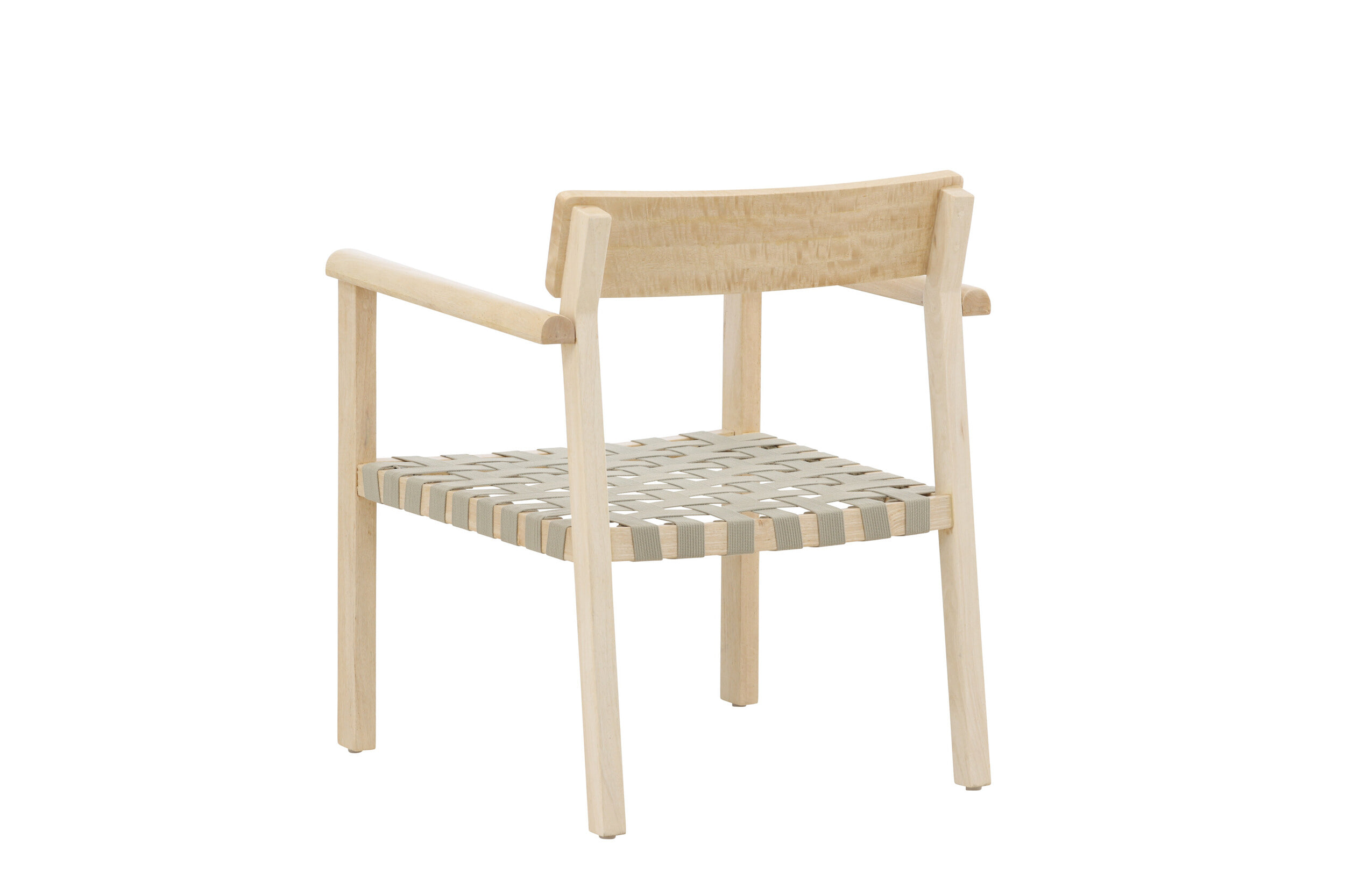 Nohr Fauteuil 'Arlicia' Mangohout, kleur Naturel/Grijs