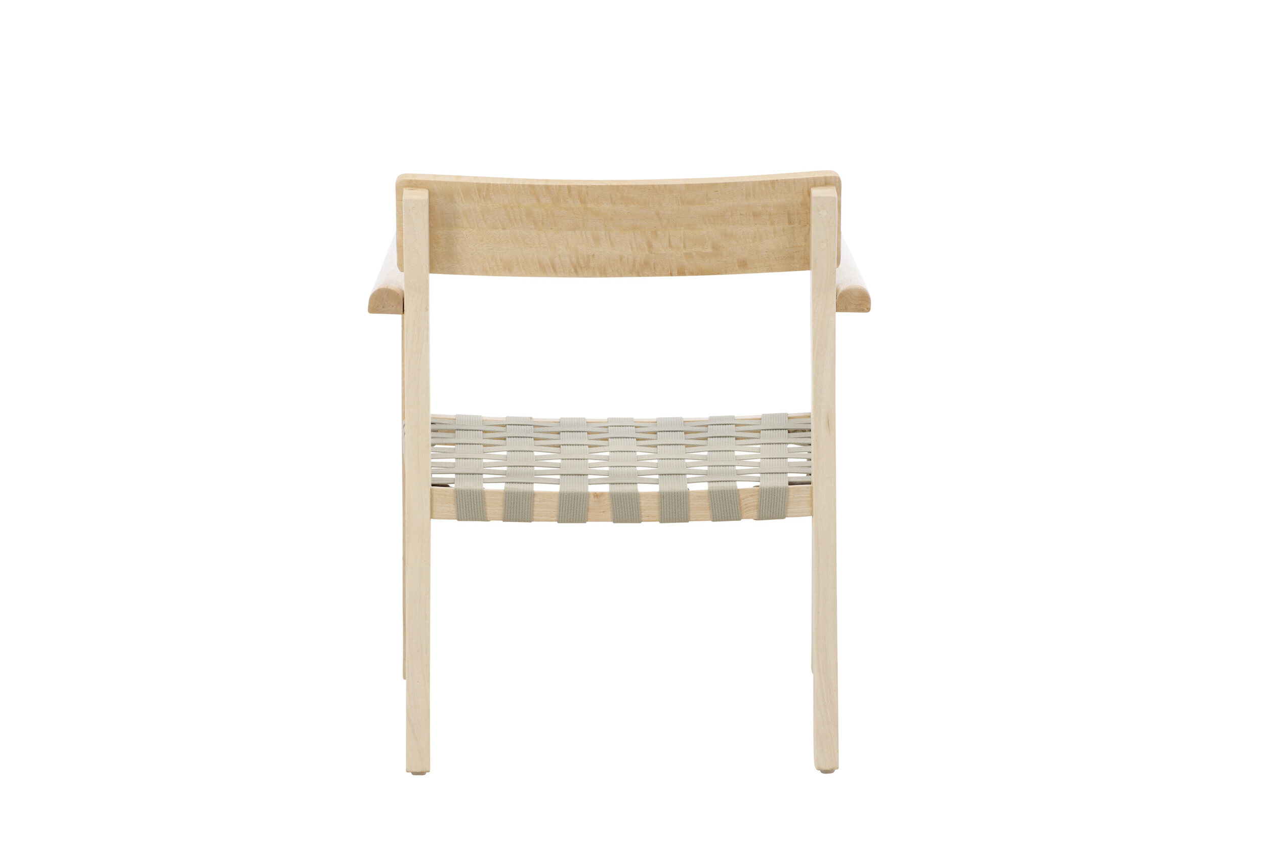 Nohr Fauteuil 'Arlicia' Mangohout, kleur Naturel/Grijs