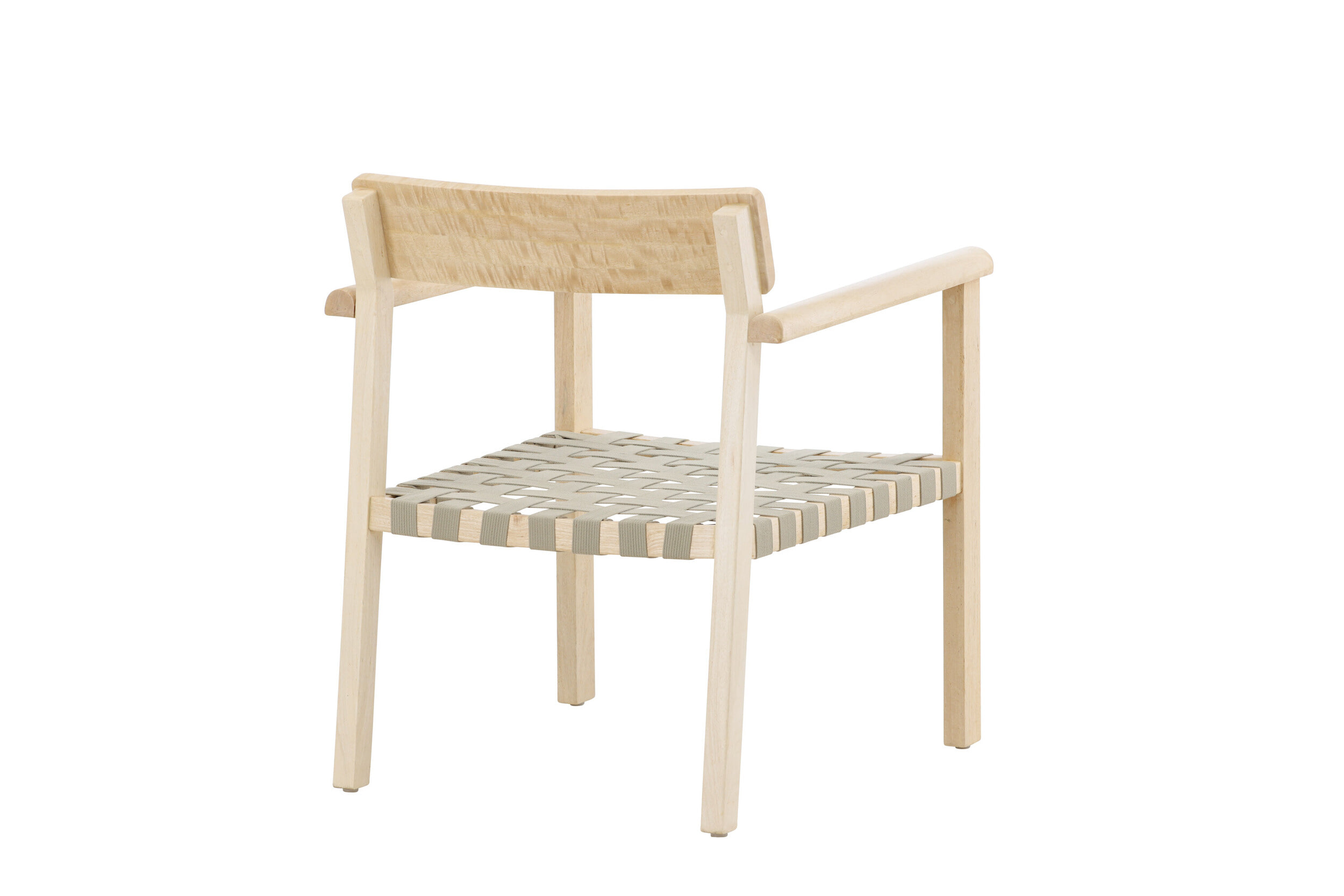 Nohr Fauteuil 'Arlicia' Mangohout, kleur Naturel/Grijs