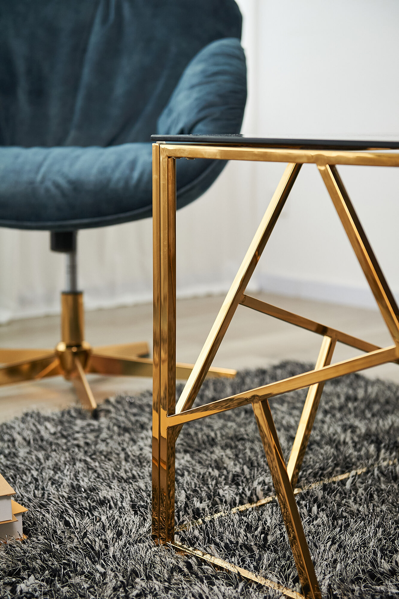 Artistiq Living Bijzettafel 'Mischa' 55cm, kleur goud
