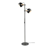 Halo Design Vloerlamp 'D.C' 2-Lamps, kleur Zwart