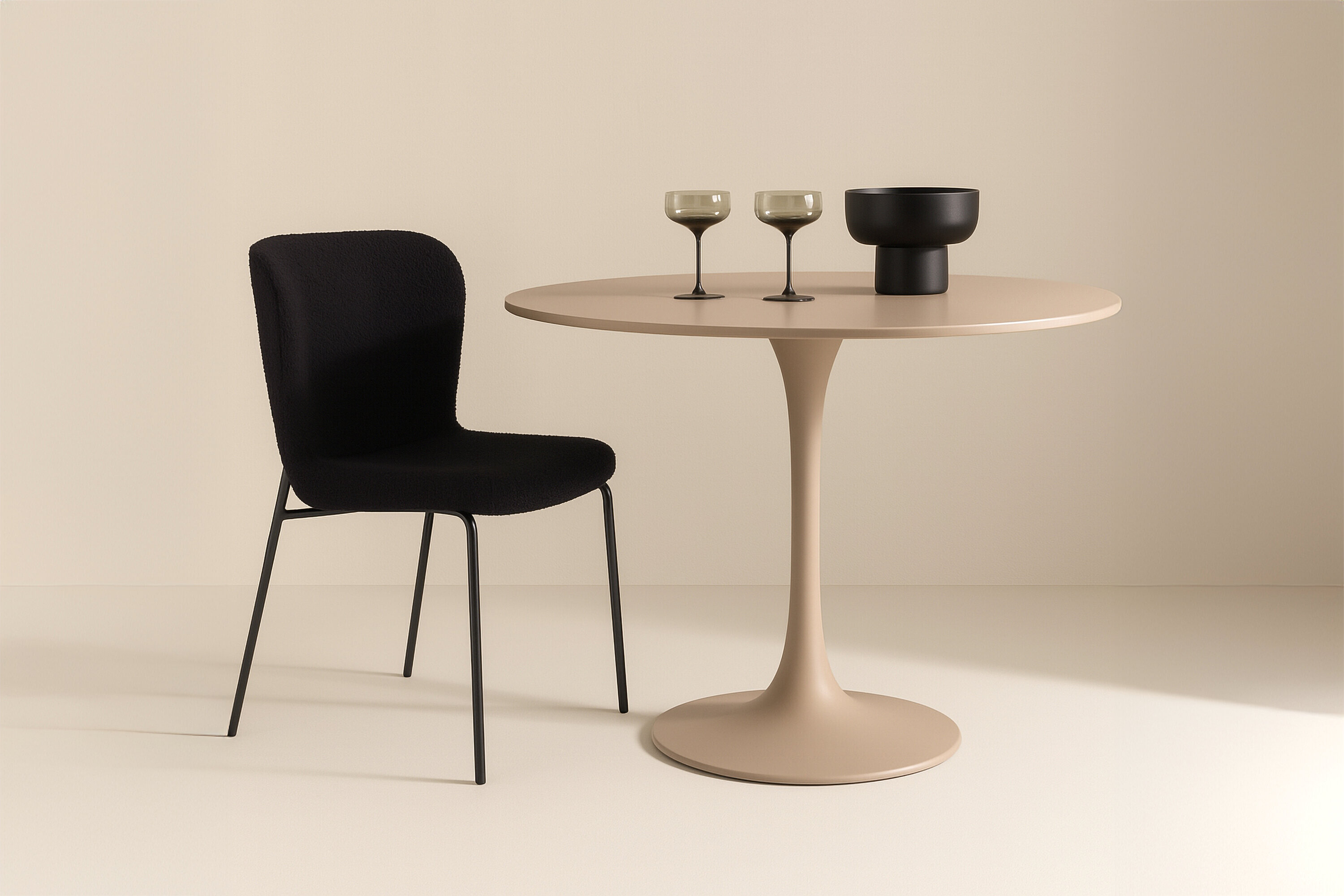 Nohr Ronde Eettafel Nicos 100cm - Beige
