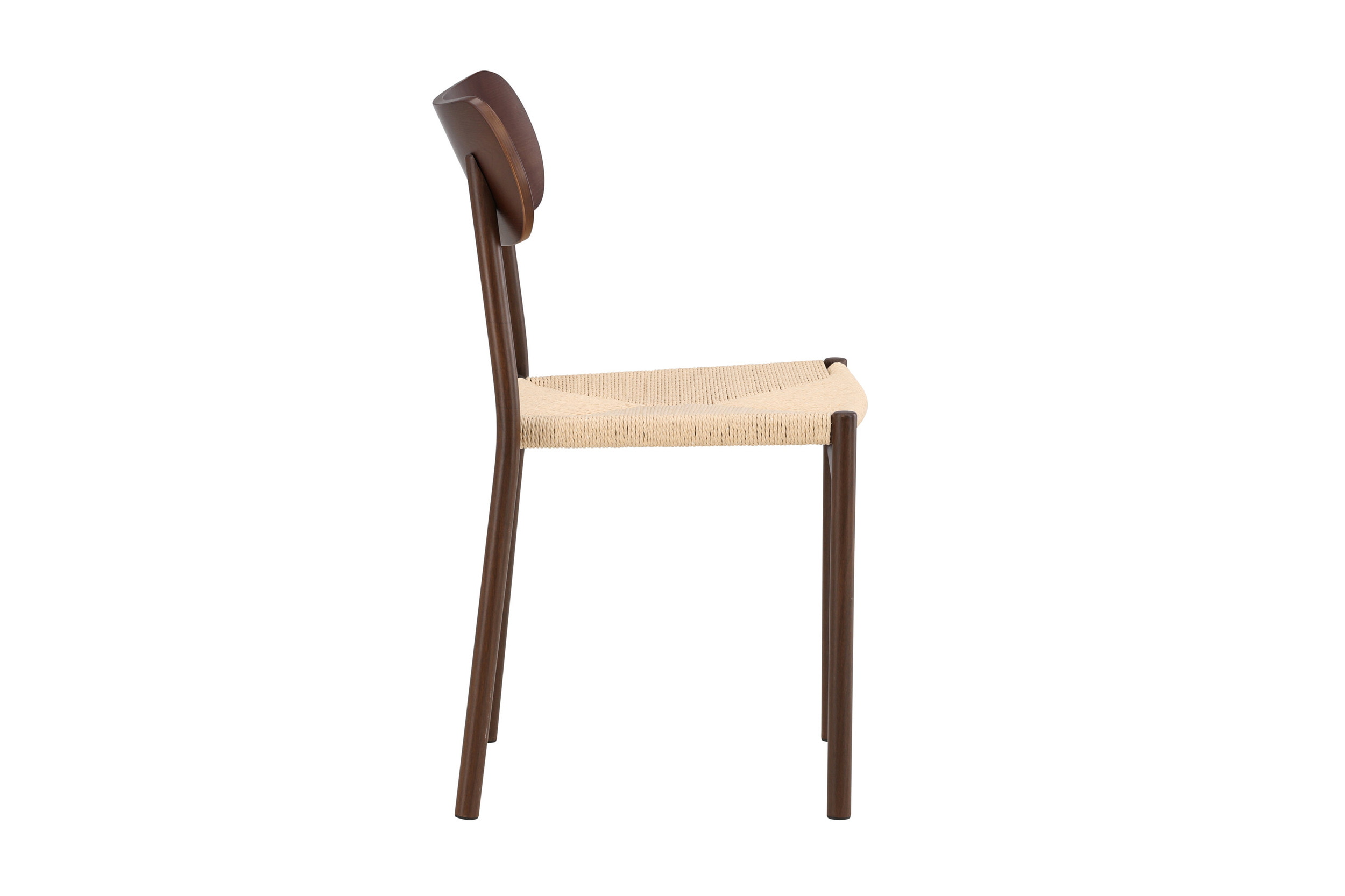 Nohr Eetkamerstoel 'Lakeithia' Rattan, kleur Beige/Mokka