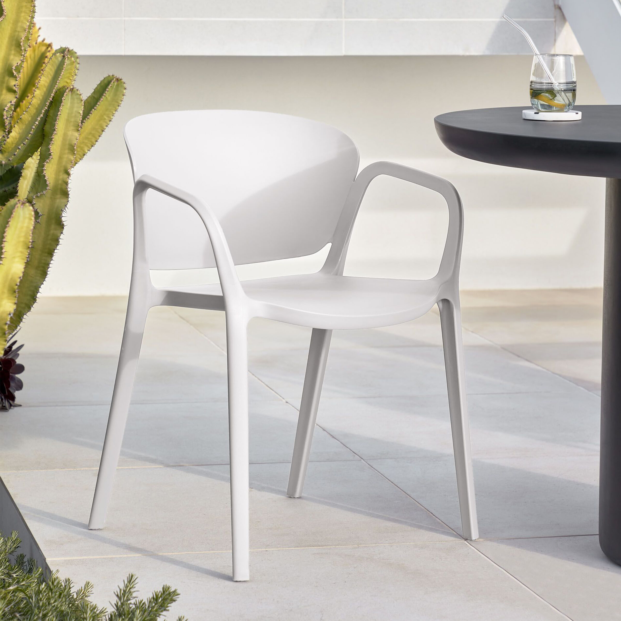 Kave Home Tuinstoel Ania - Wit