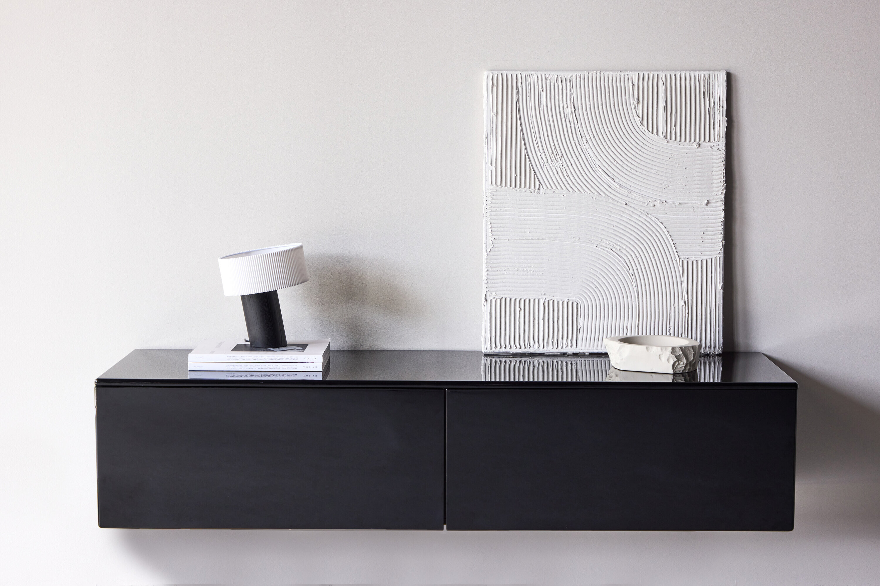 Nohr Hangend TV-meubel Zeke 160cm - Zwart